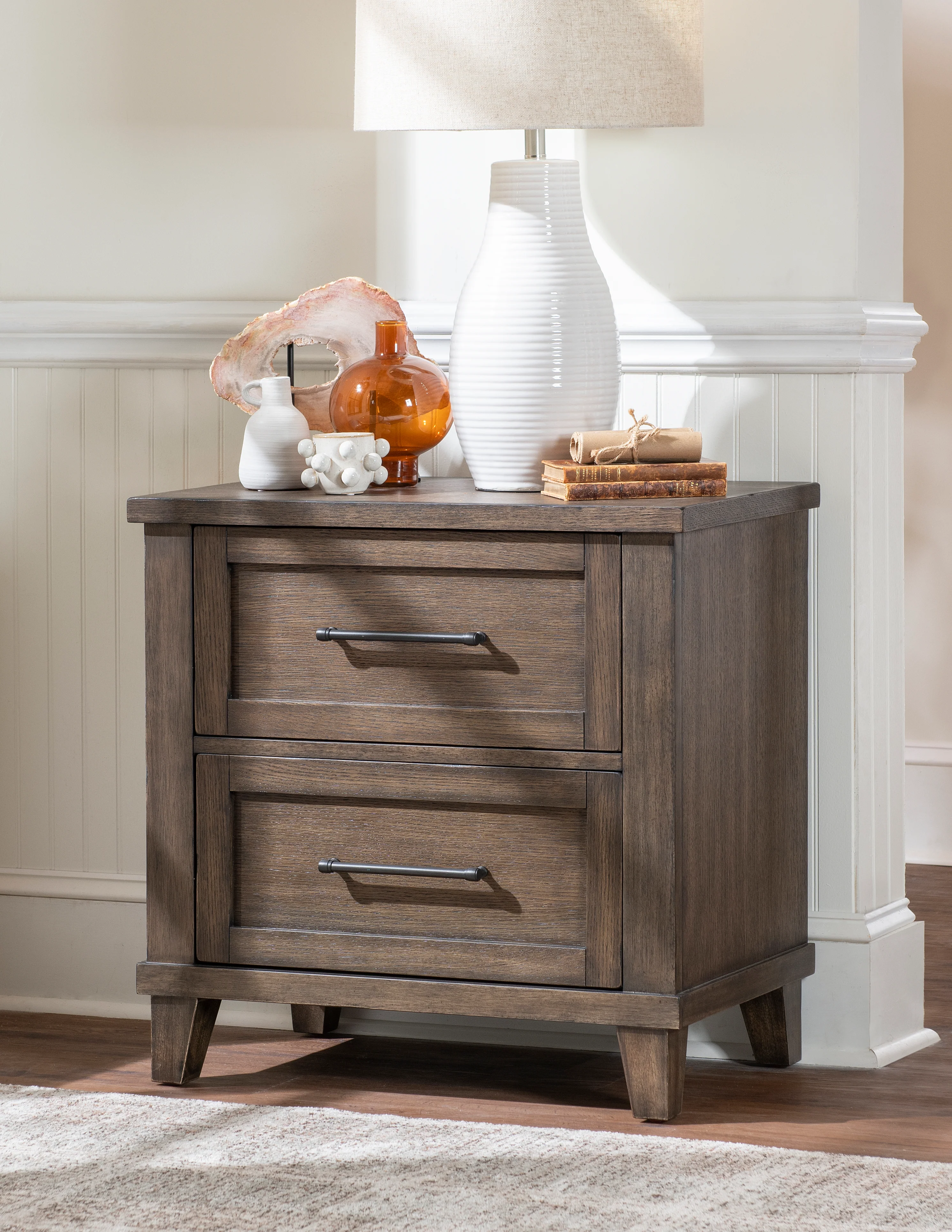 Trisha Yearwood XXX's & OOO's 2 Drawer Nightstand - Image 6