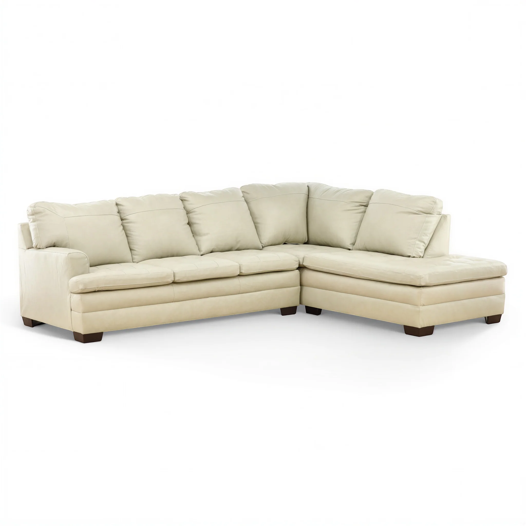 Callahan 2-Piece Leather Sectional - Image 3
