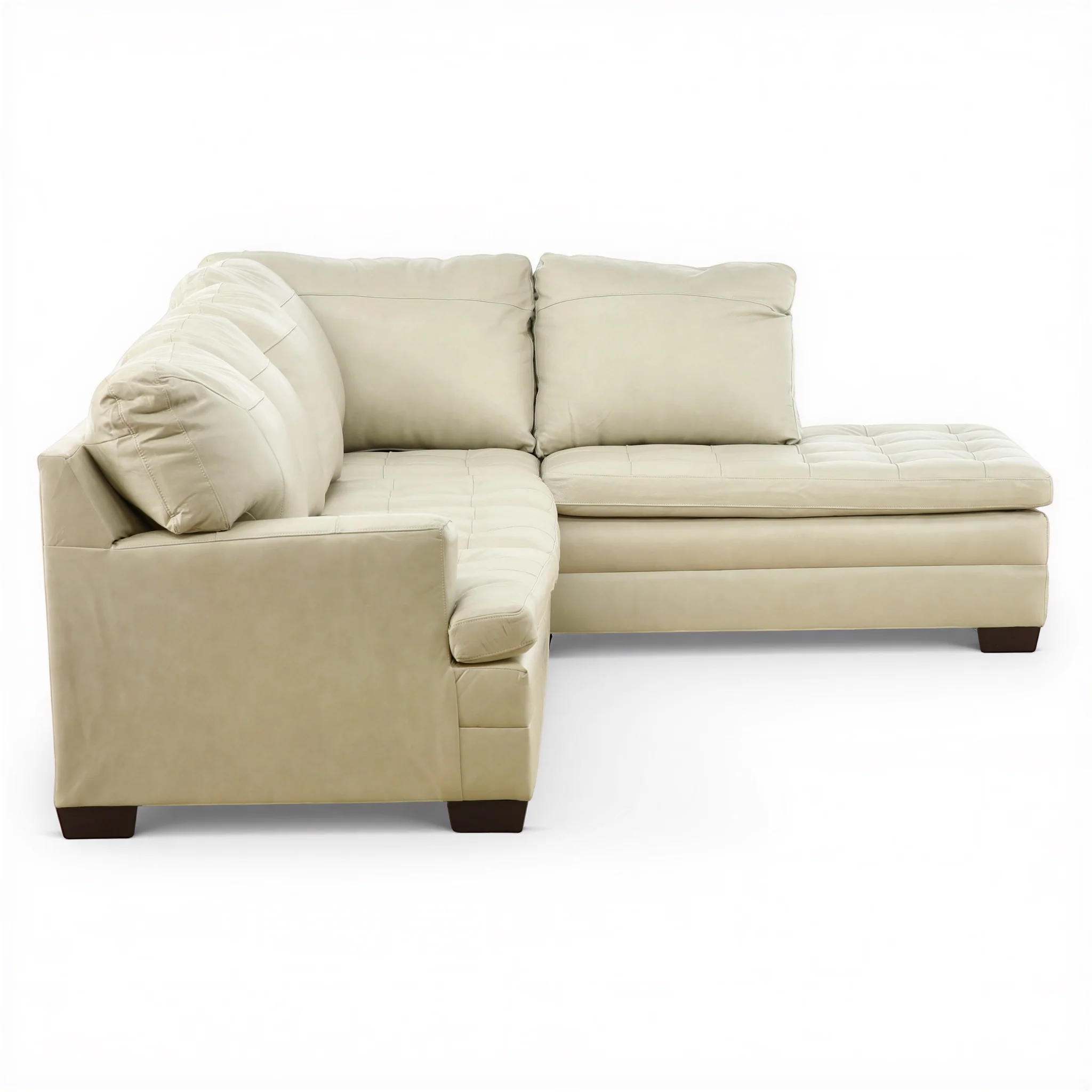 Callahan 2-Piece Leather Sectional - Image 4