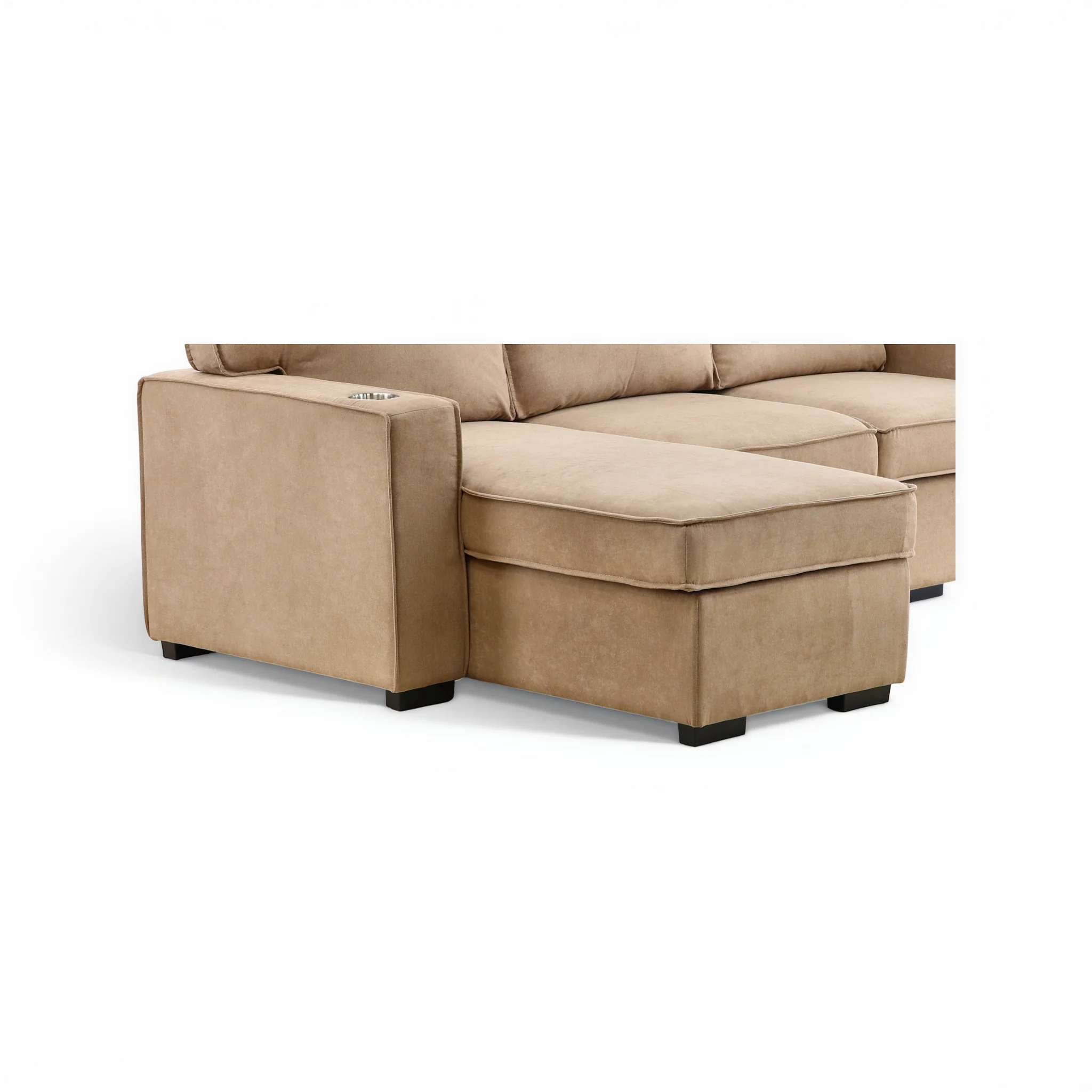Finn 2-Piece Sofa Chaise with Pullout - Image 11