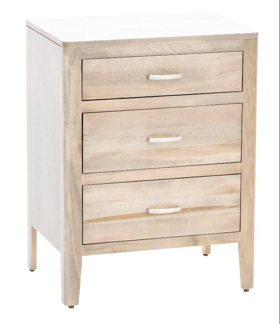 Brighton 3 Drawer Nightstand - Image 2