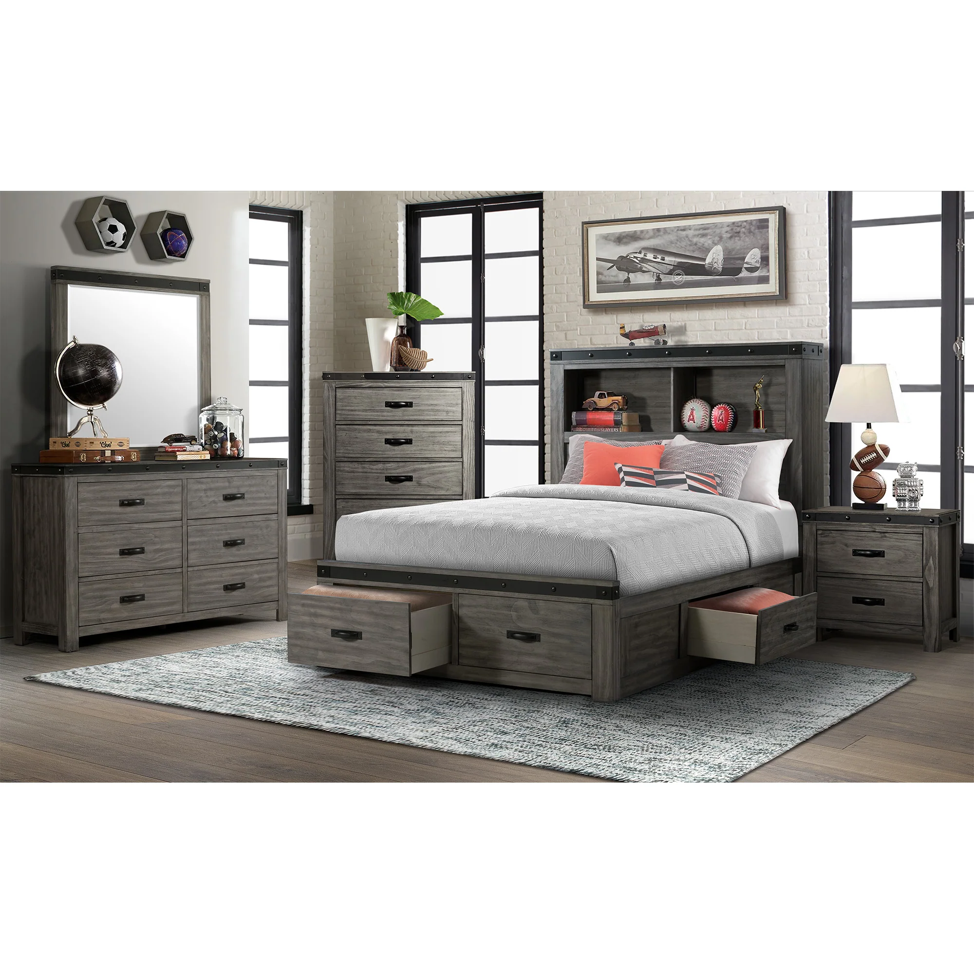 Mason 3-Piece Storage Bedroom Set - Image 2