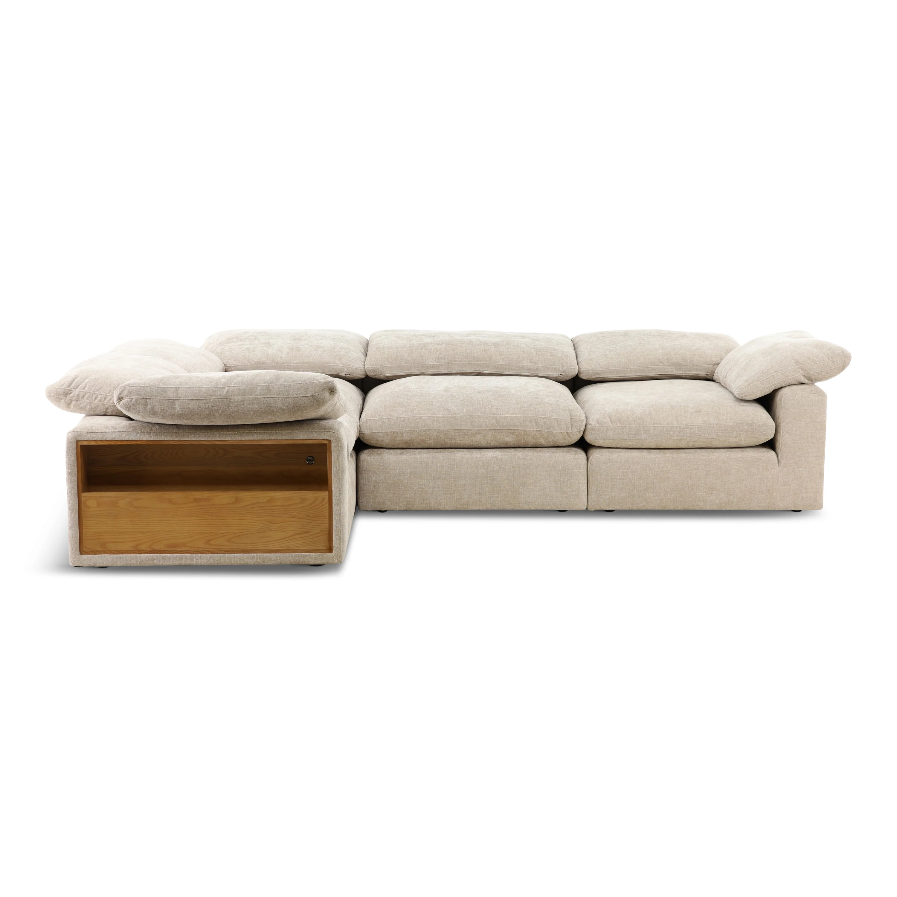 Lela 4-Piece Sectional with Storage - Image 4