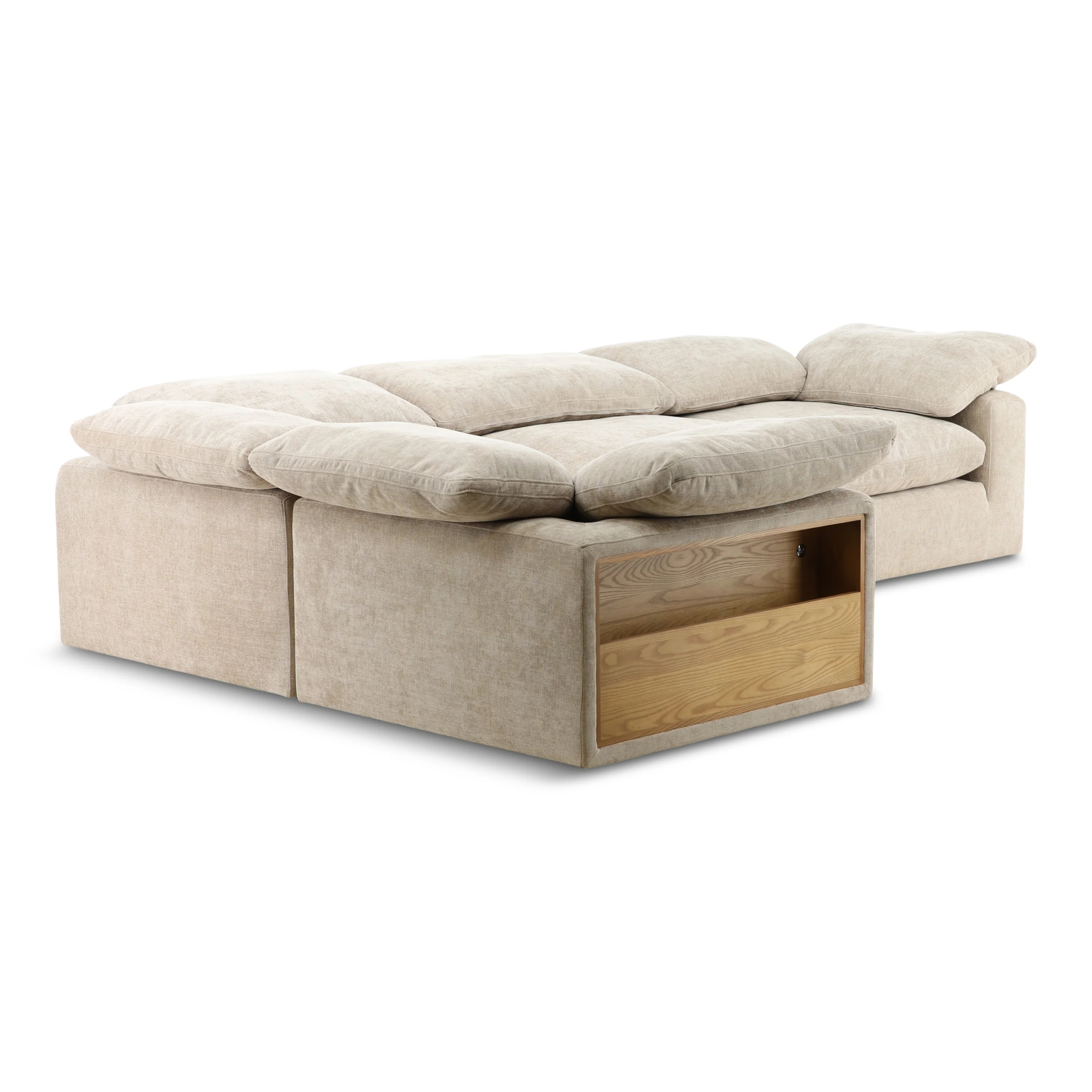Lela 4-Piece Sectional with Storage - Image 5
