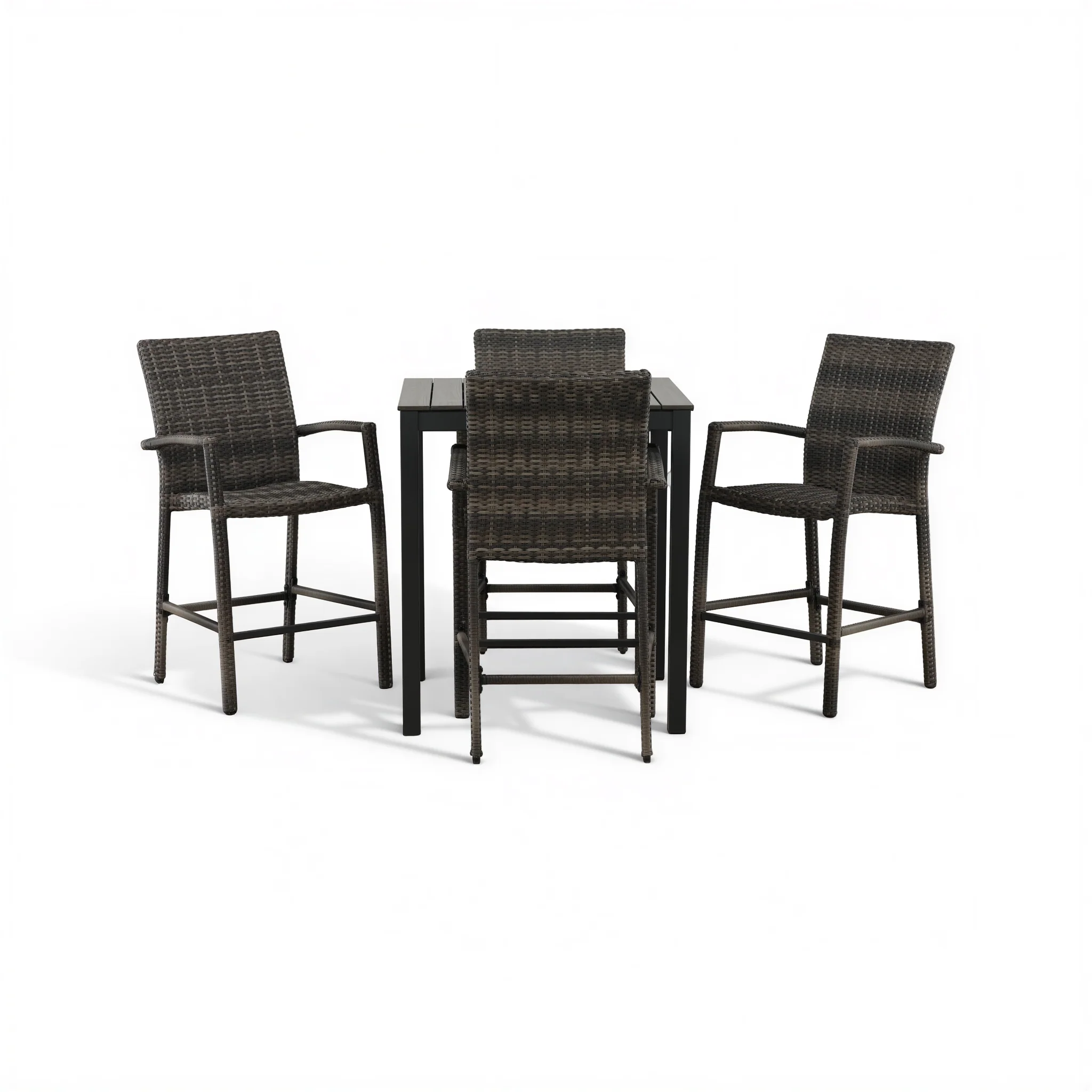 Chalfonte 5-Piece Outdoor Counter Patio Dining Set - Image 2