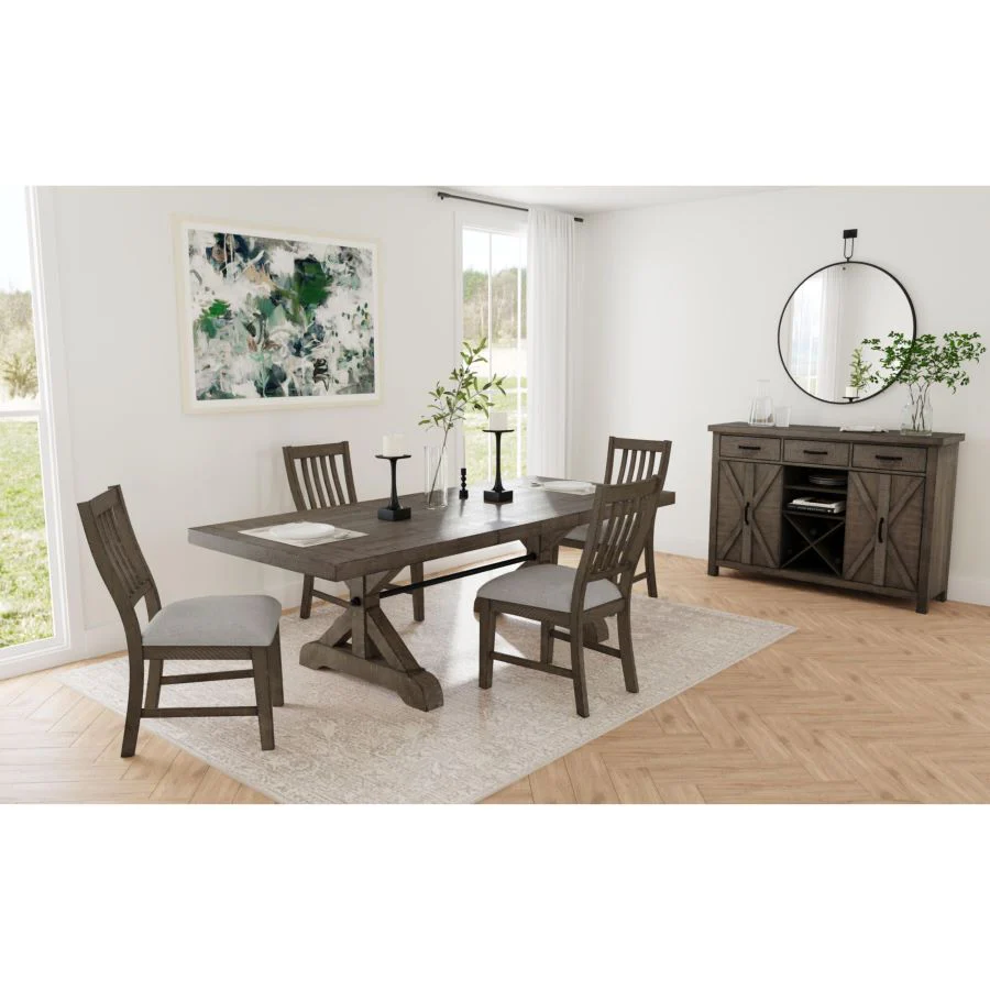 Baxton 5-Piece Dining Set - Image 2