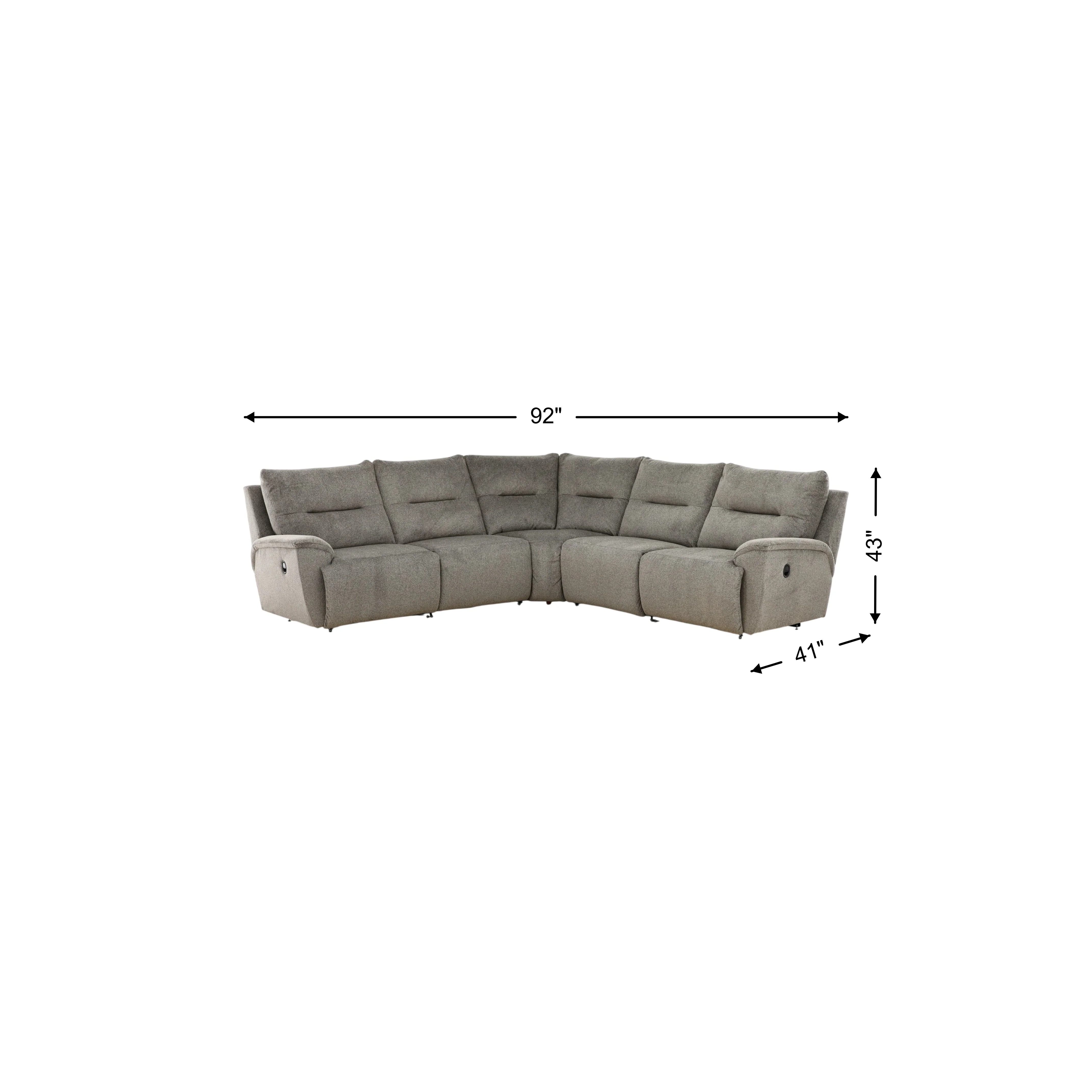 La-Z-Boy Palmer 5-Piece Reclining Sectional - Image 13