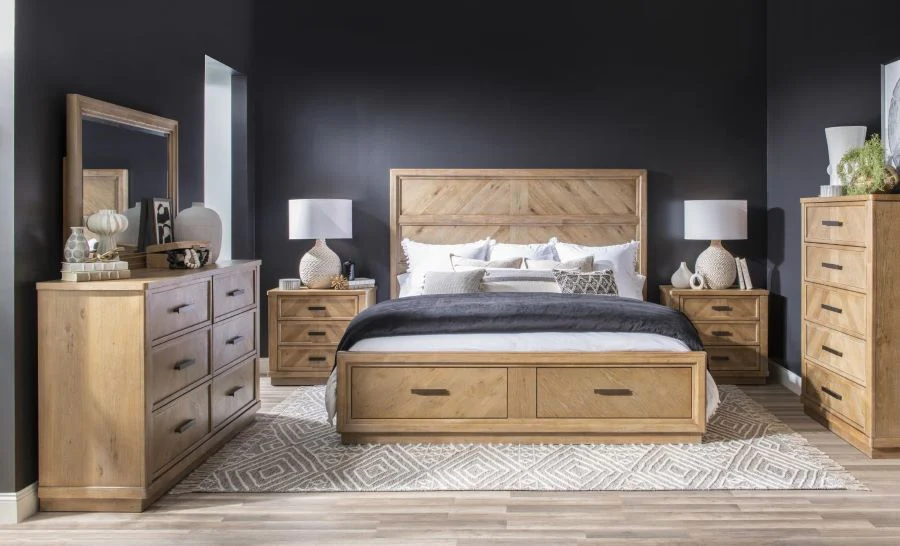 Leland 3-Piece Queen Storage Bedroom Set - Image 2