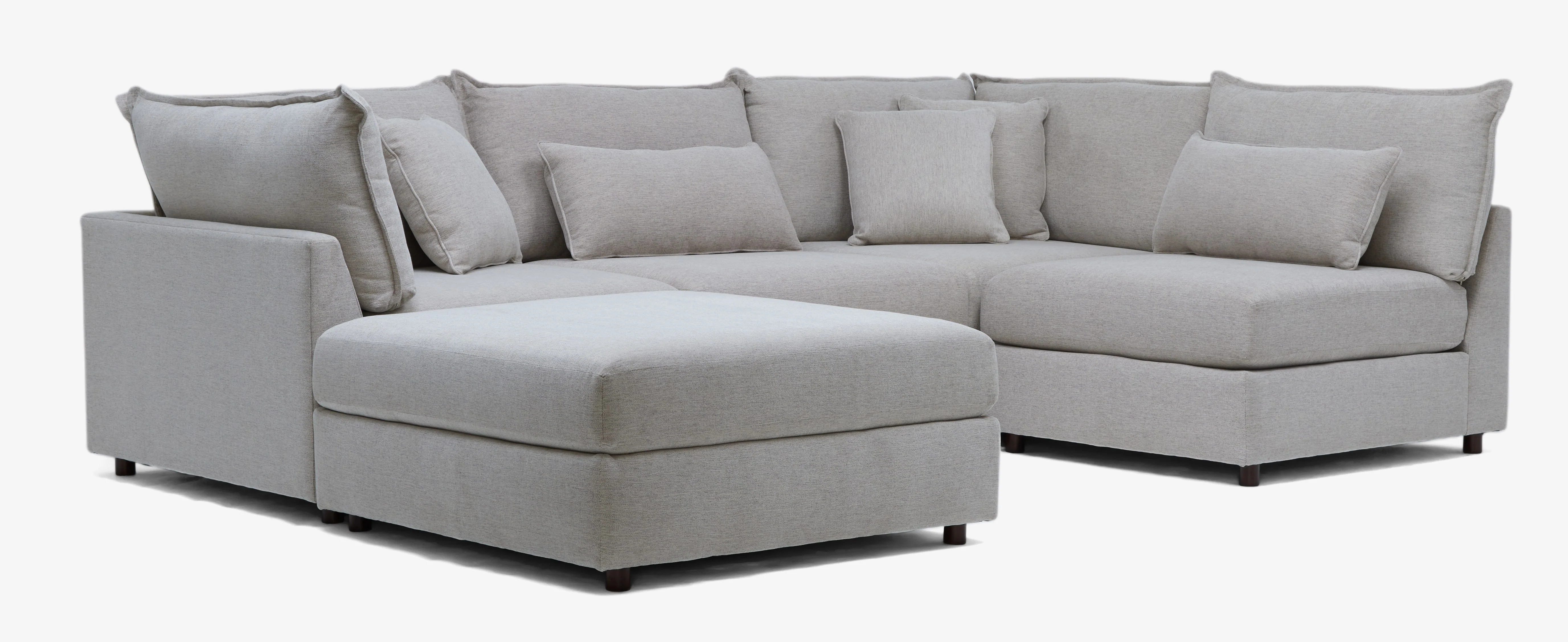 Tanner 5-Piece U-Sofa Bumper Sectional - Image 3