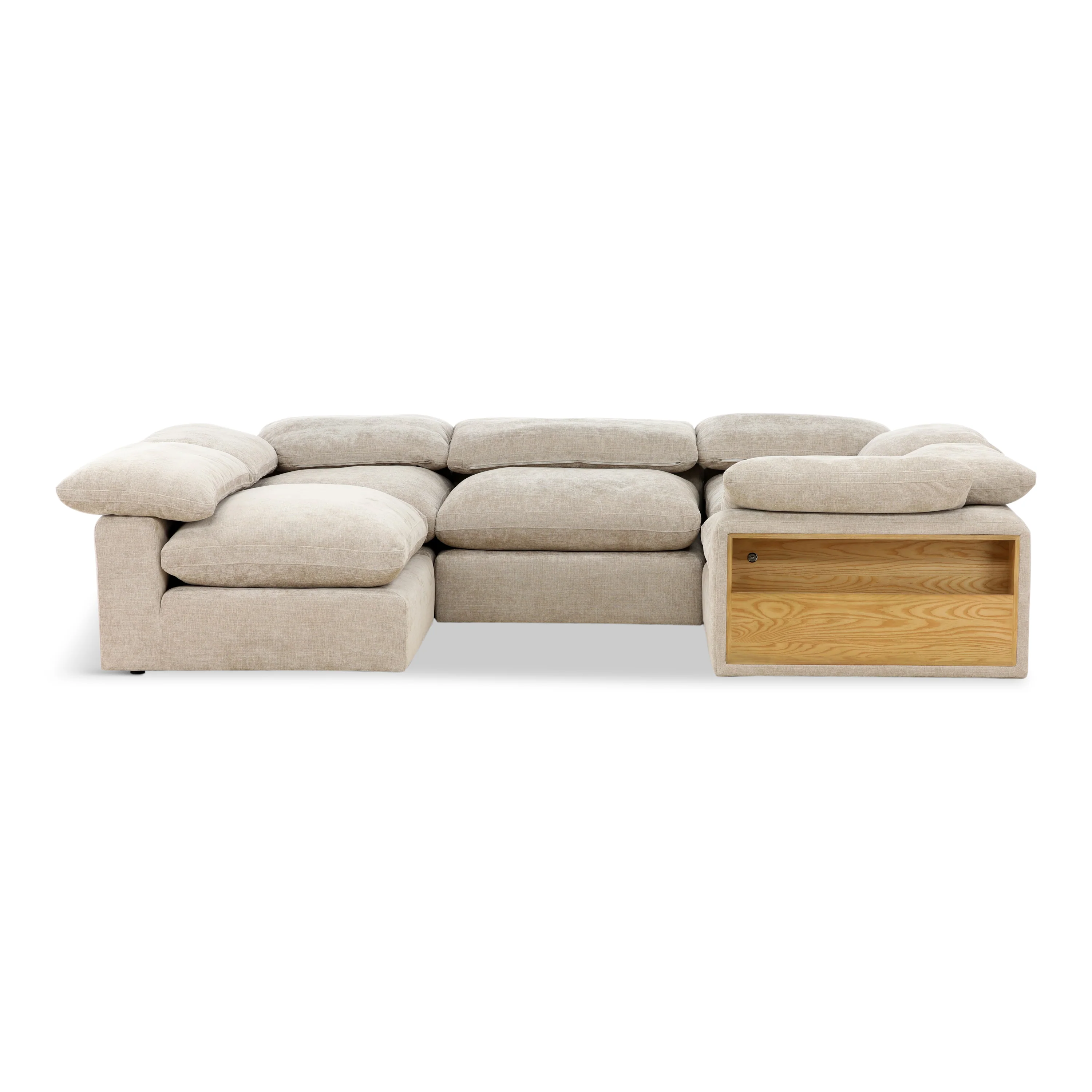 Lela 5-Piece Sectional with Storage - Image 4