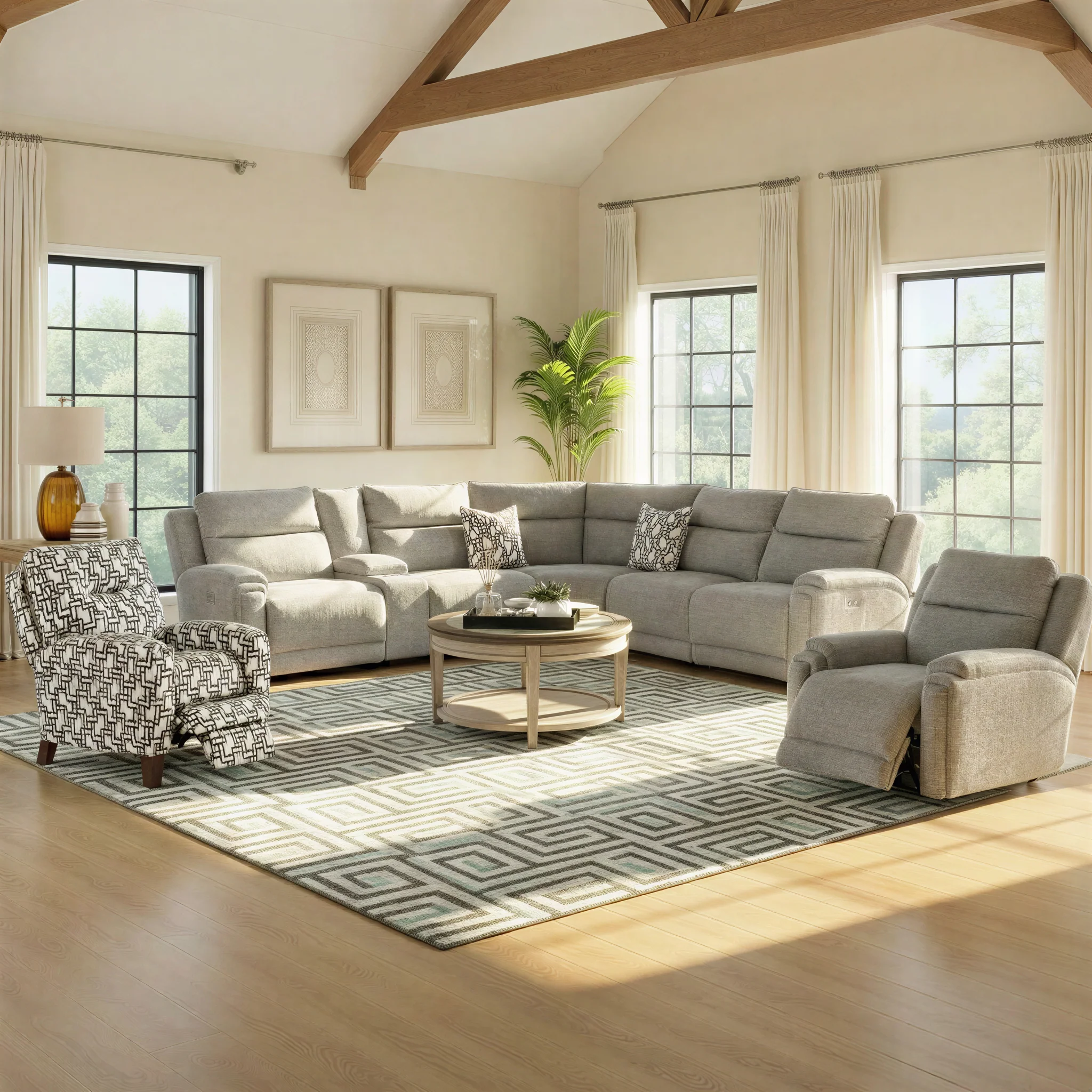 Davenport 6-Piece Power Reclining Sectional - Image 2