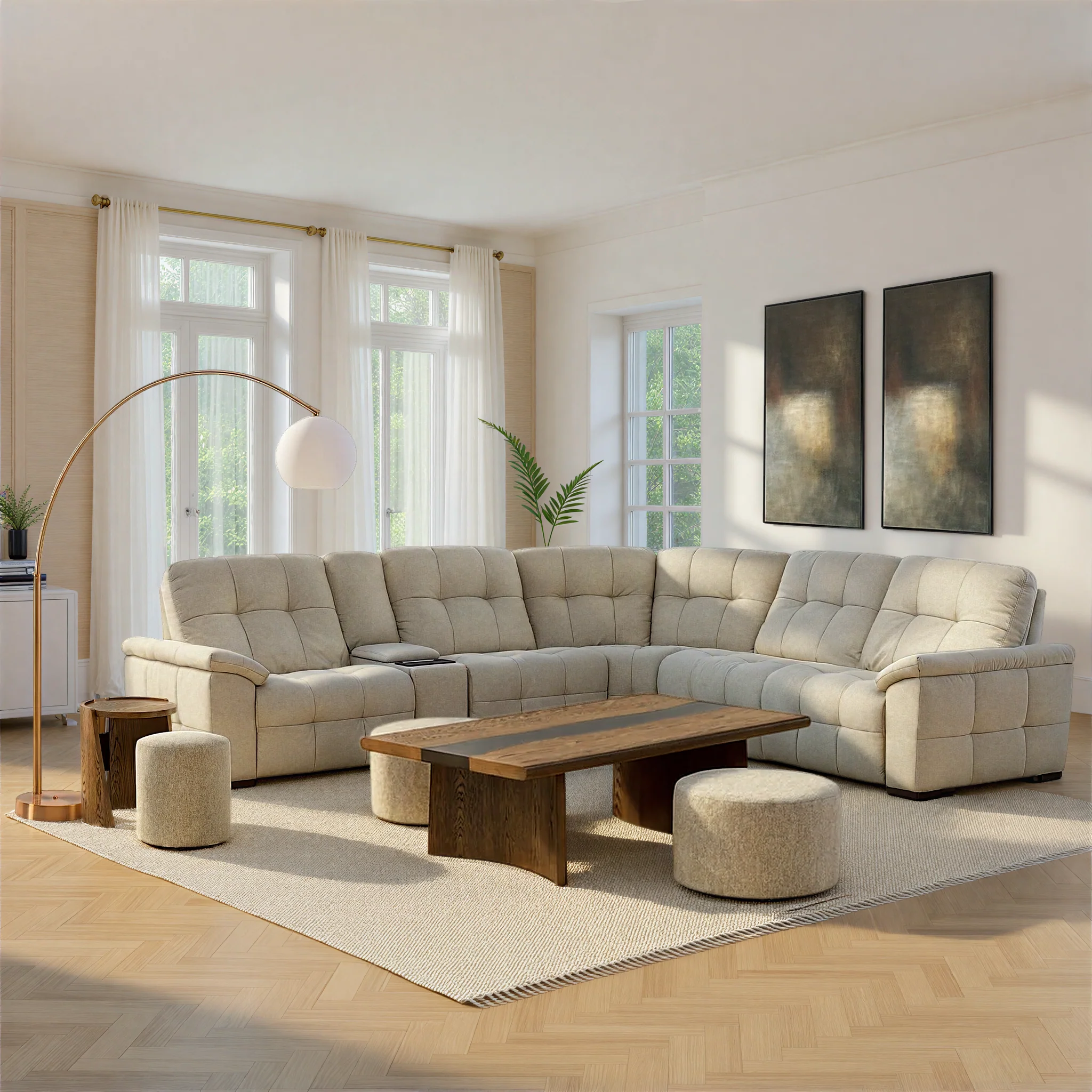 Ashby 6-Piece Power Sectional - Image 2