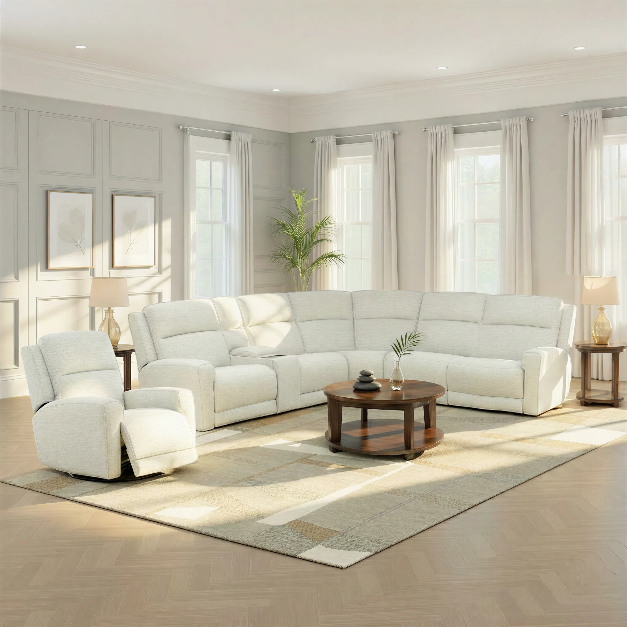 Flexsteel Draven 6-Piece Power Reclining Sectional - Image 2