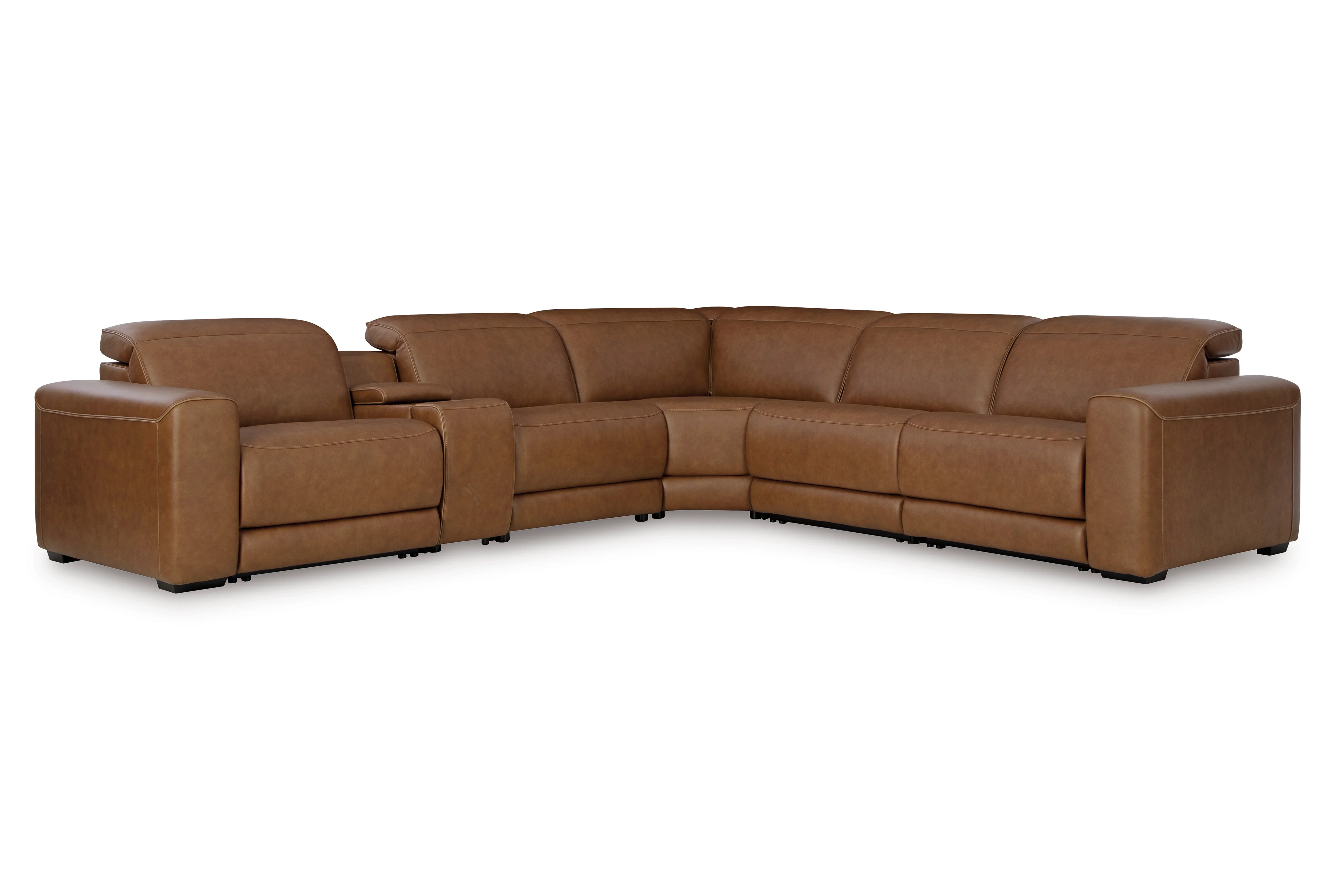 Rally-Up 6-Piece Power Reclining Sectional with Console