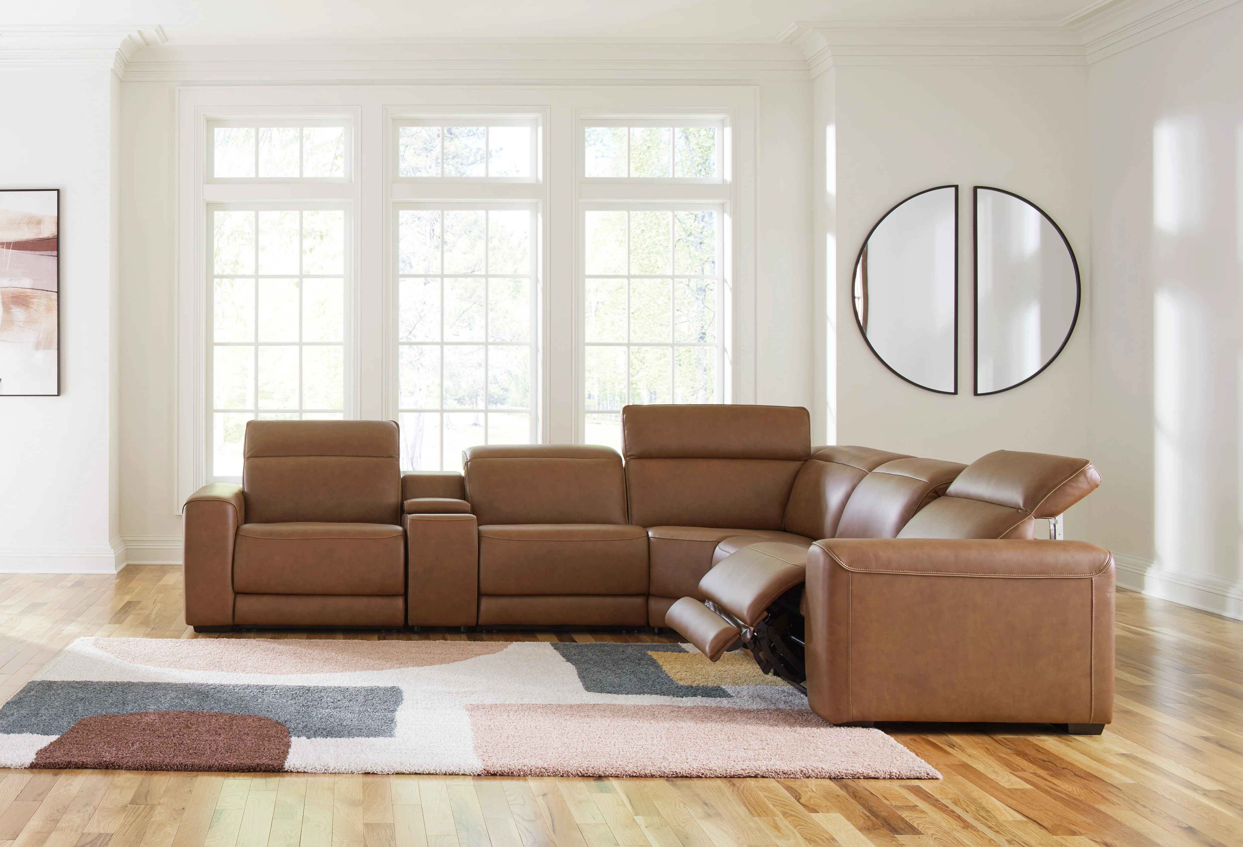 Rally-Up 6-Piece Power Reclining Sectional with Console - Image 2