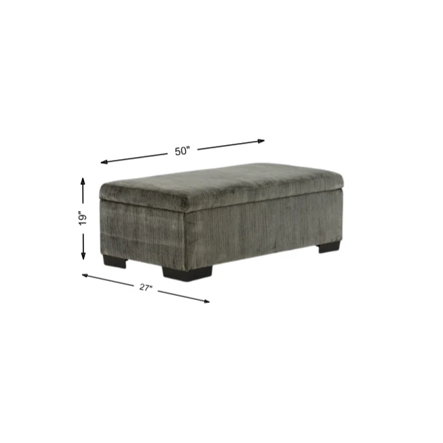 Charleston Accent Storage Ottoman - Image 11