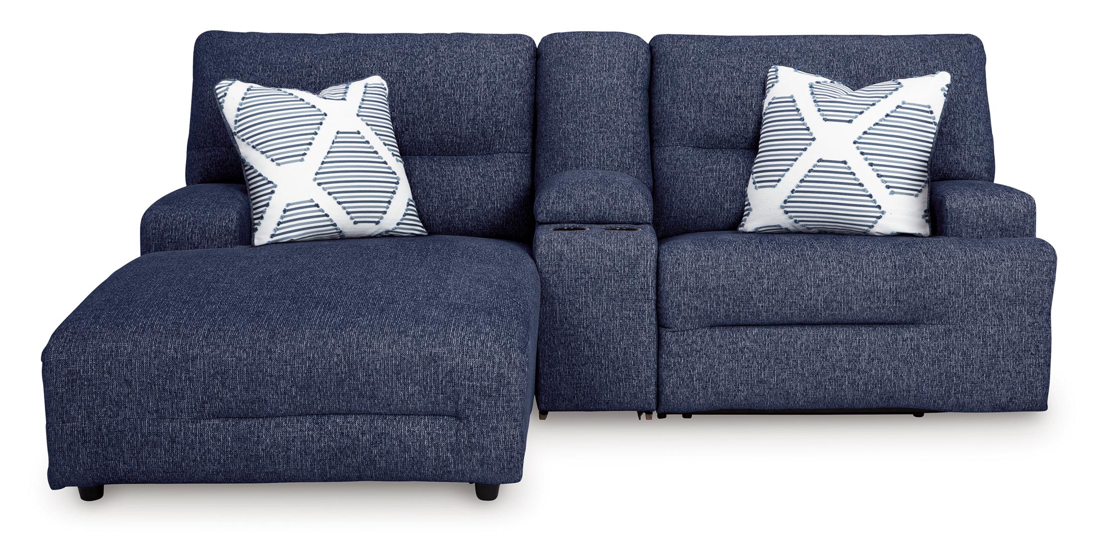 Acklen Place Left Facing 3-Piece Power Reclining Sectional Sofa with Chaise