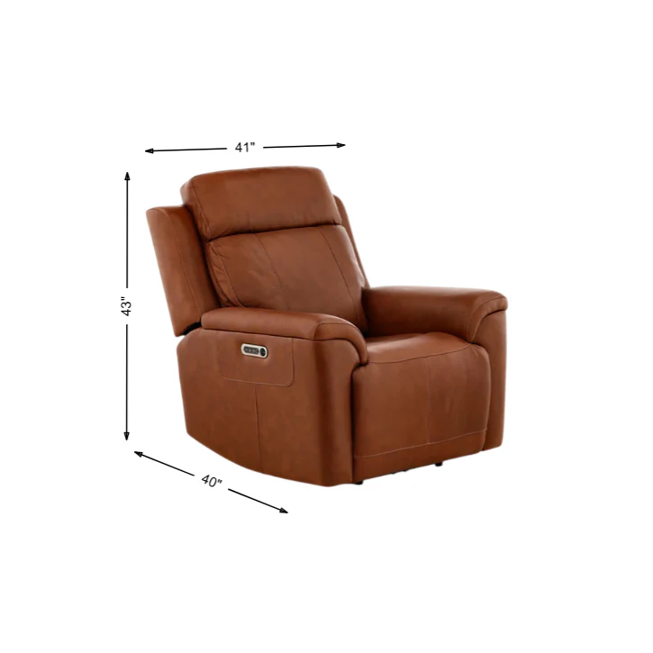 Flexsteel Adrian Leather Power Recliner - Image 3