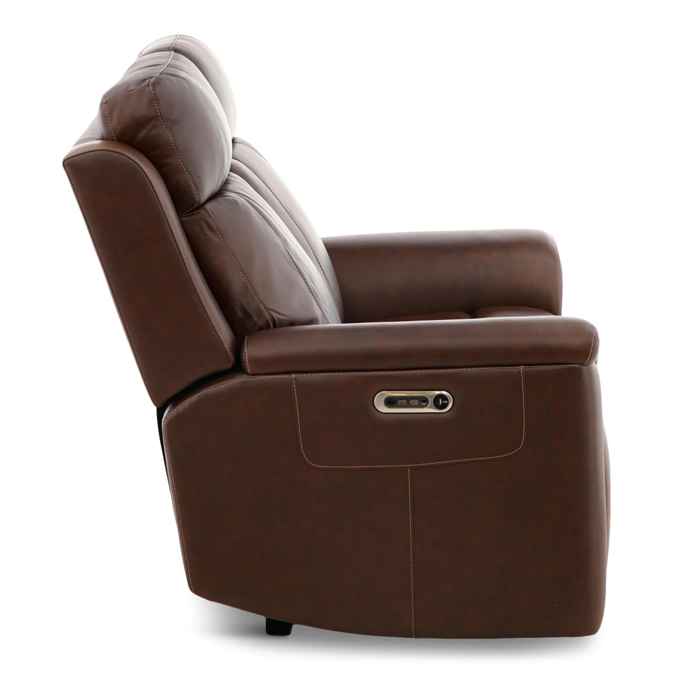 Flexsteel Adrian Leather Power Reclining Loveseat - Image 13