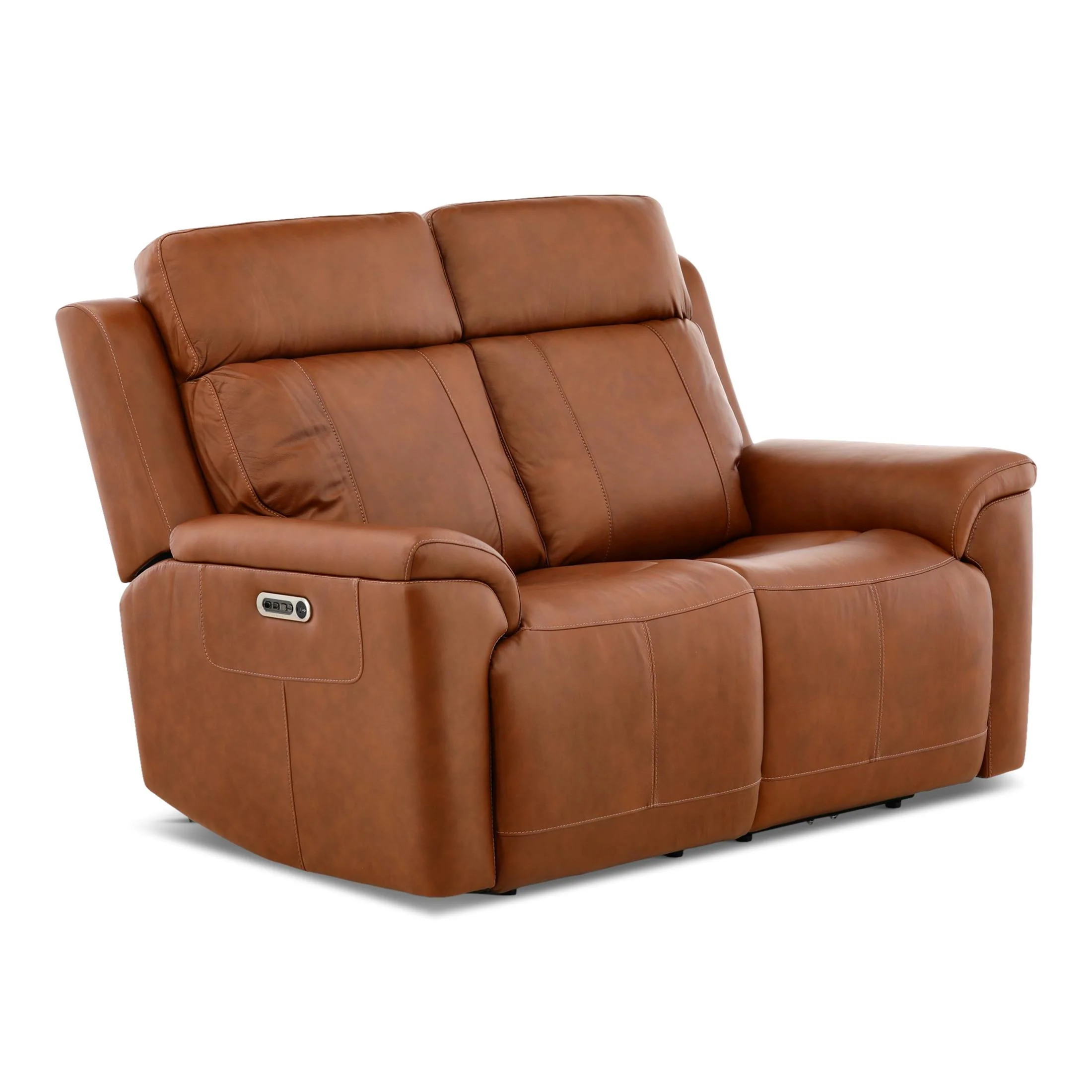 Flexsteel Adrian Leather Power Reclining Loveseat - Image 21