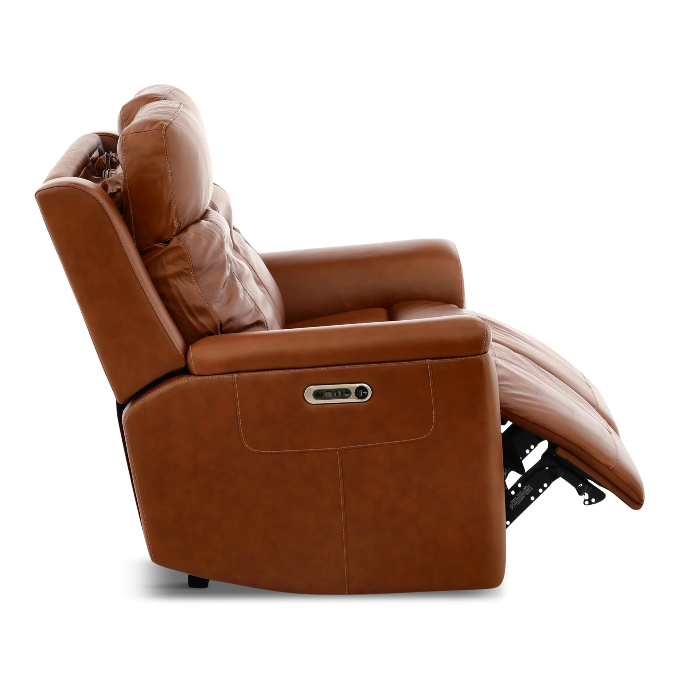 Flexsteel Adrian Leather Power Reclining Loveseat - Image 26