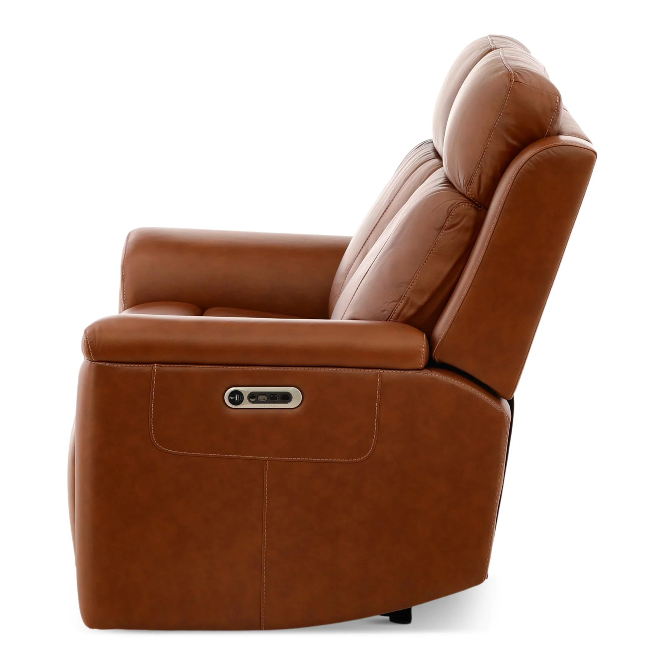 Flexsteel Adrian Leather Power Reclining Loveseat - Image 27