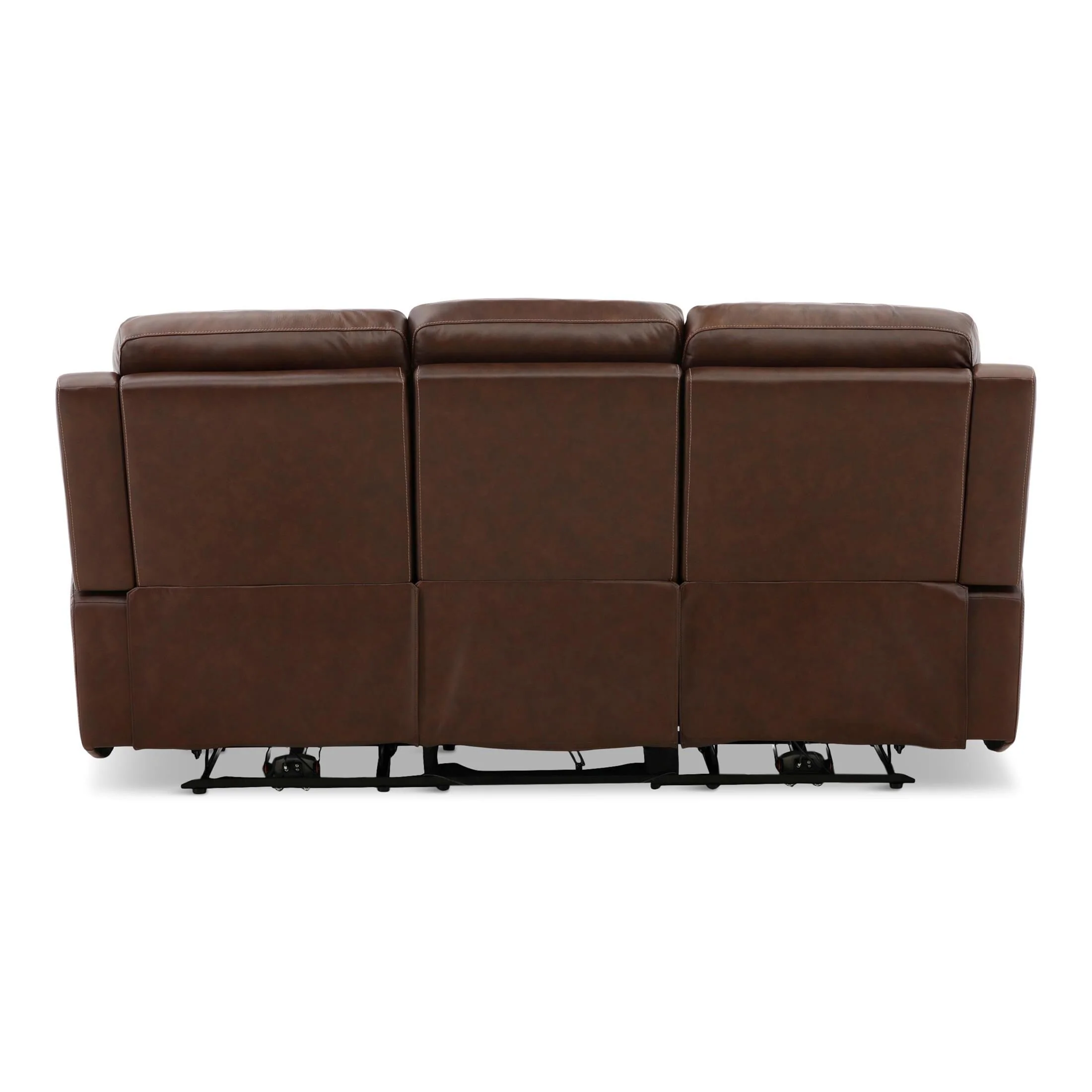 Flexsteel Adrian Leather Power Sofa with Drop Down Table - Image 14
