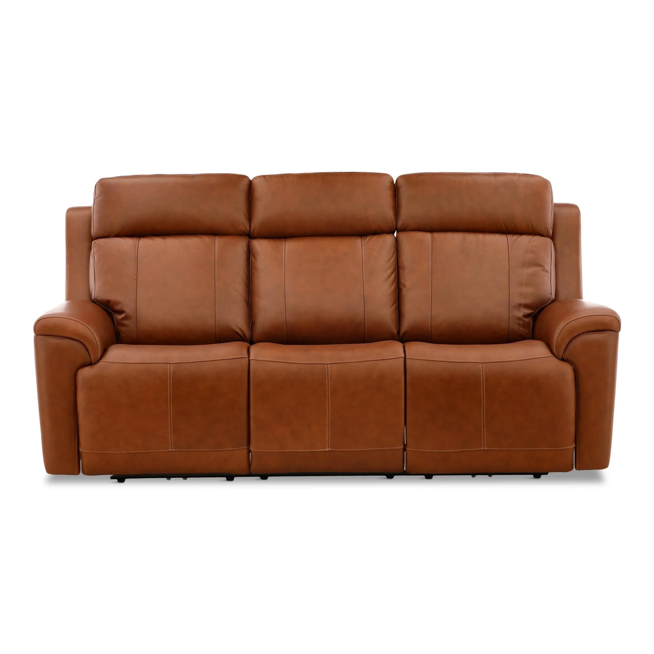 Flexsteel Adrian Leather Power Sofa with Drop Down Table - Image 15