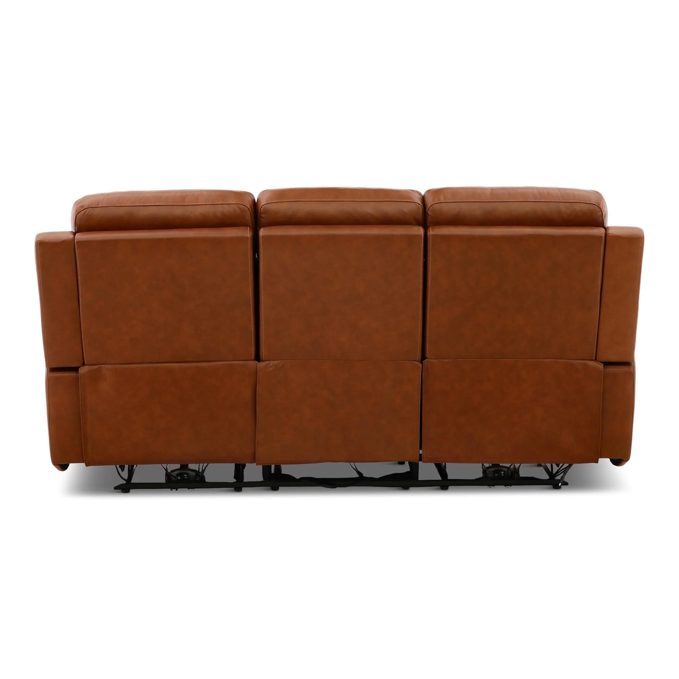 Flexsteel Adrian Leather Power Sofa with Drop Down Table - Image 28