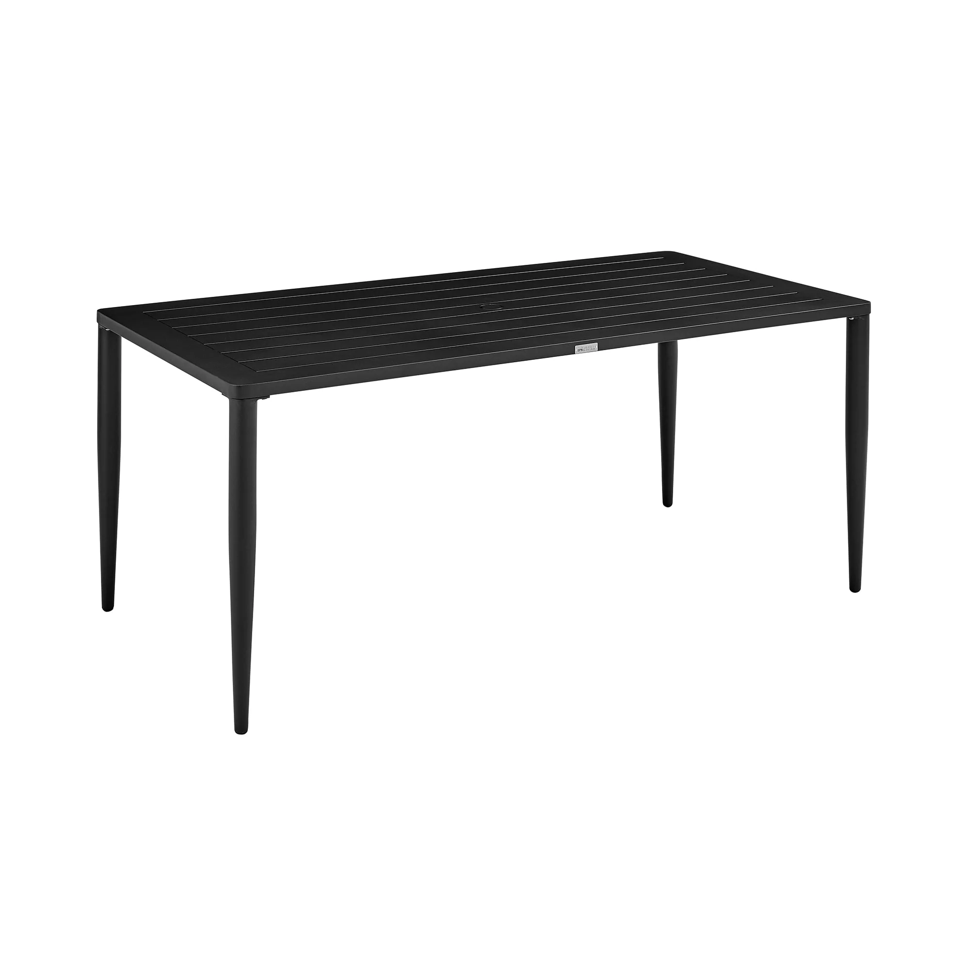 Aileen Outdoor Patio Dining Table in Aluminum - Image 2