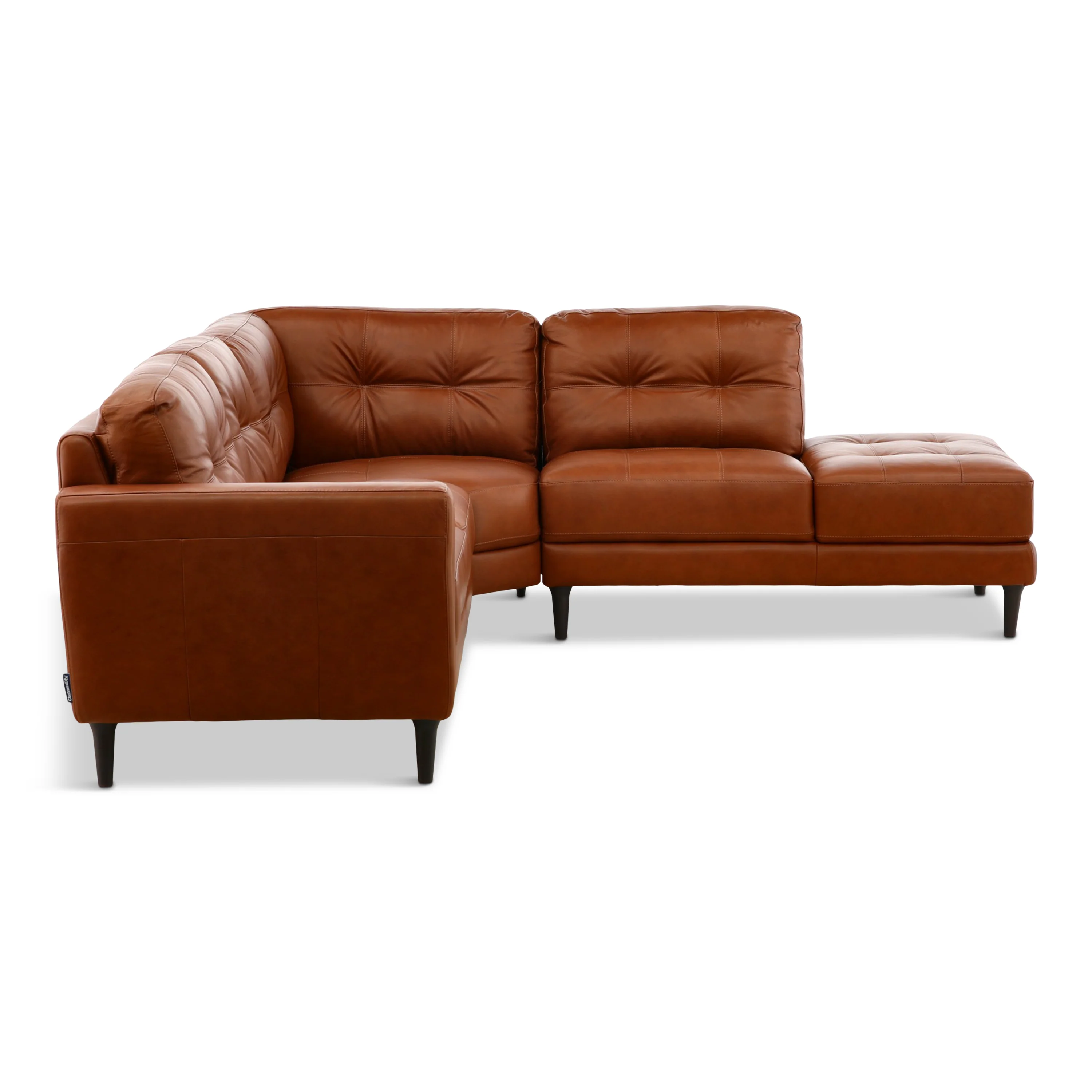 Alaric 3-Piece Leather Sectional - Image 4
