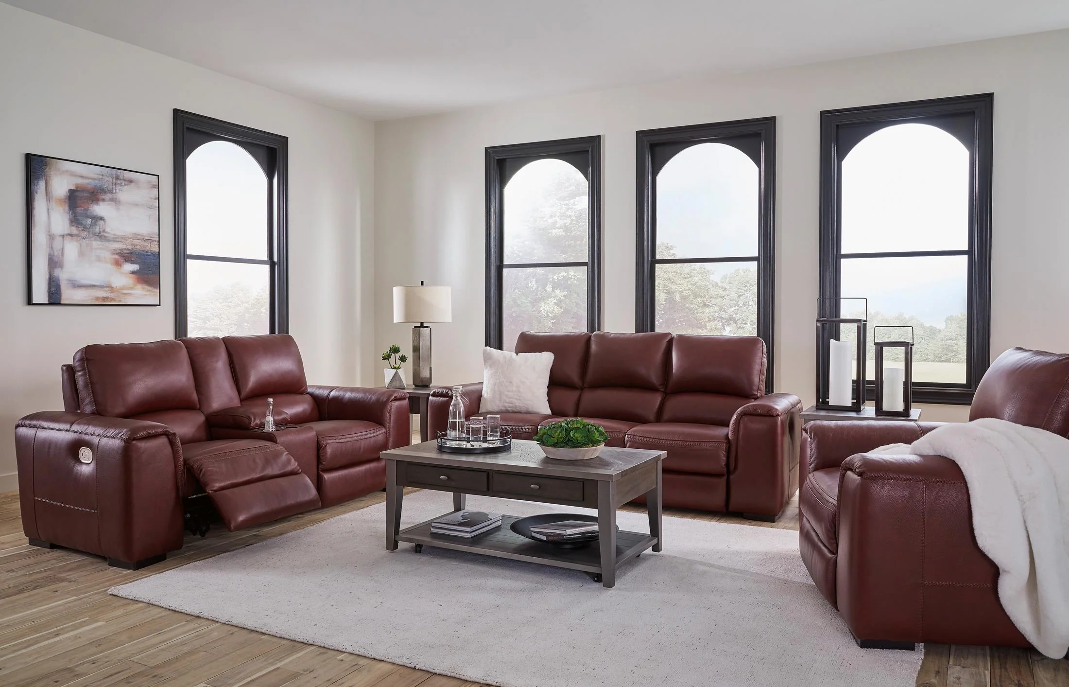 Alessandro Power Reclining Console Loveseat - Image 11
