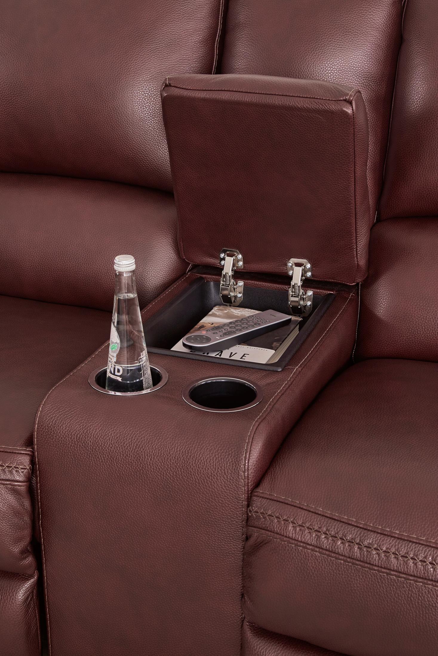 Alessandro Power Reclining Console Loveseat - Image 13