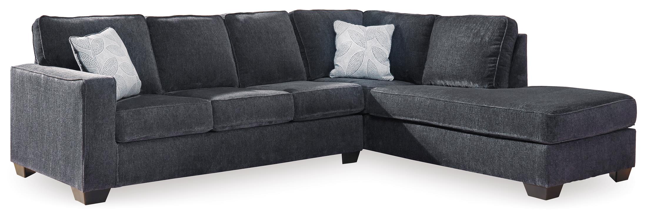 Altari 2-Piece Slate Sleeper Sectional with Chaise - Image 5