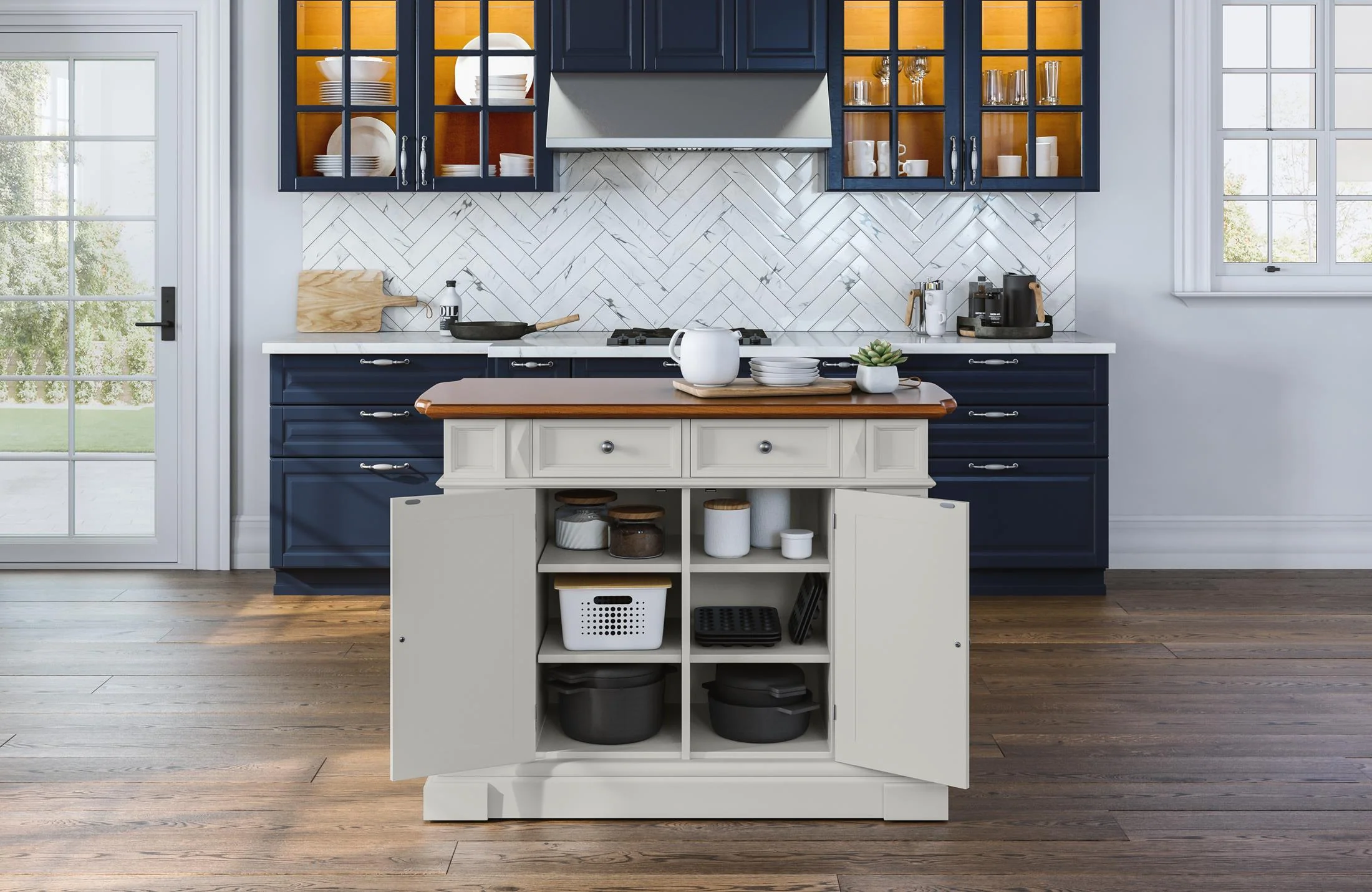 Americana Kitchen Island - Image 20