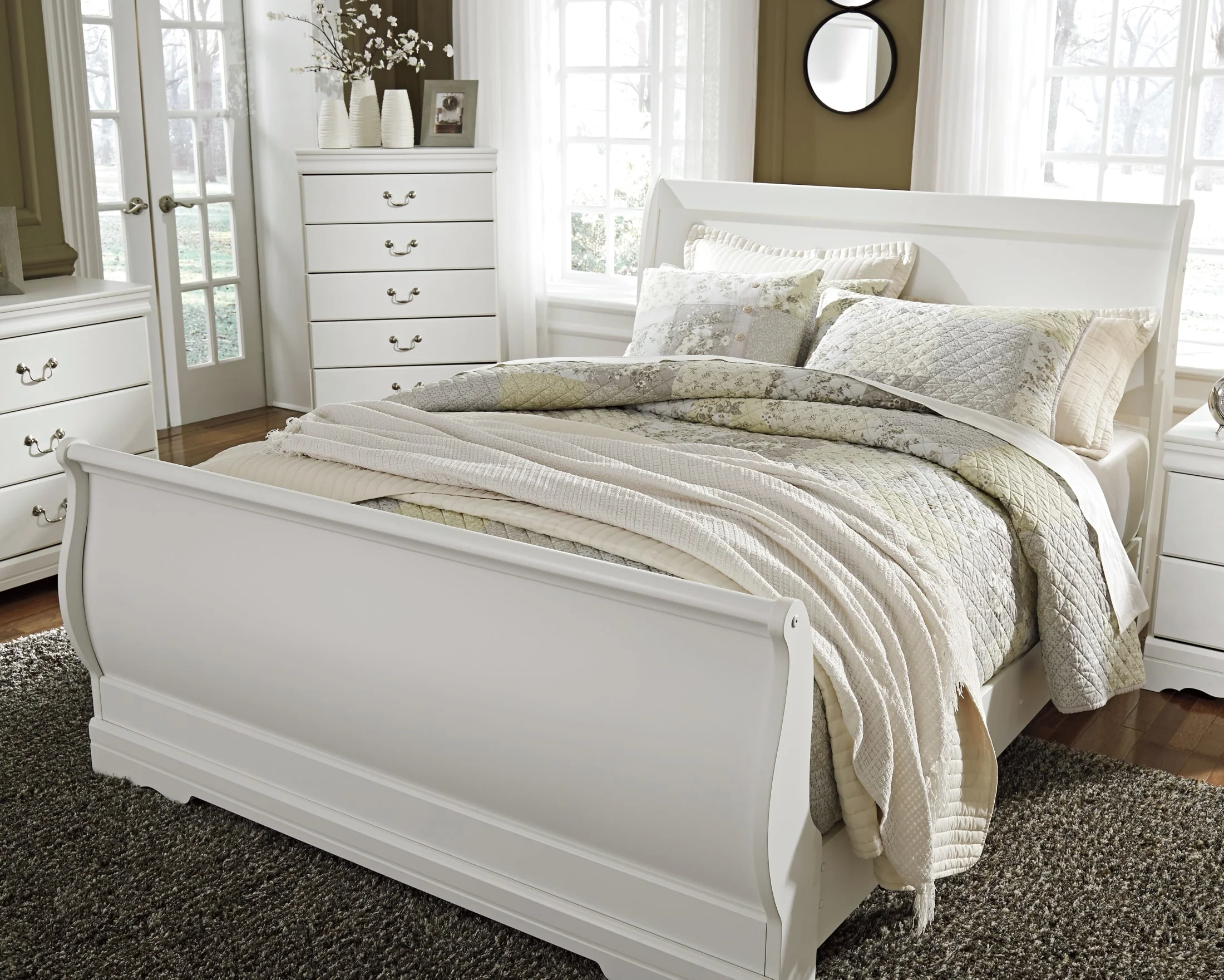 Anarasia Queen Sleigh Headboard - Image 5