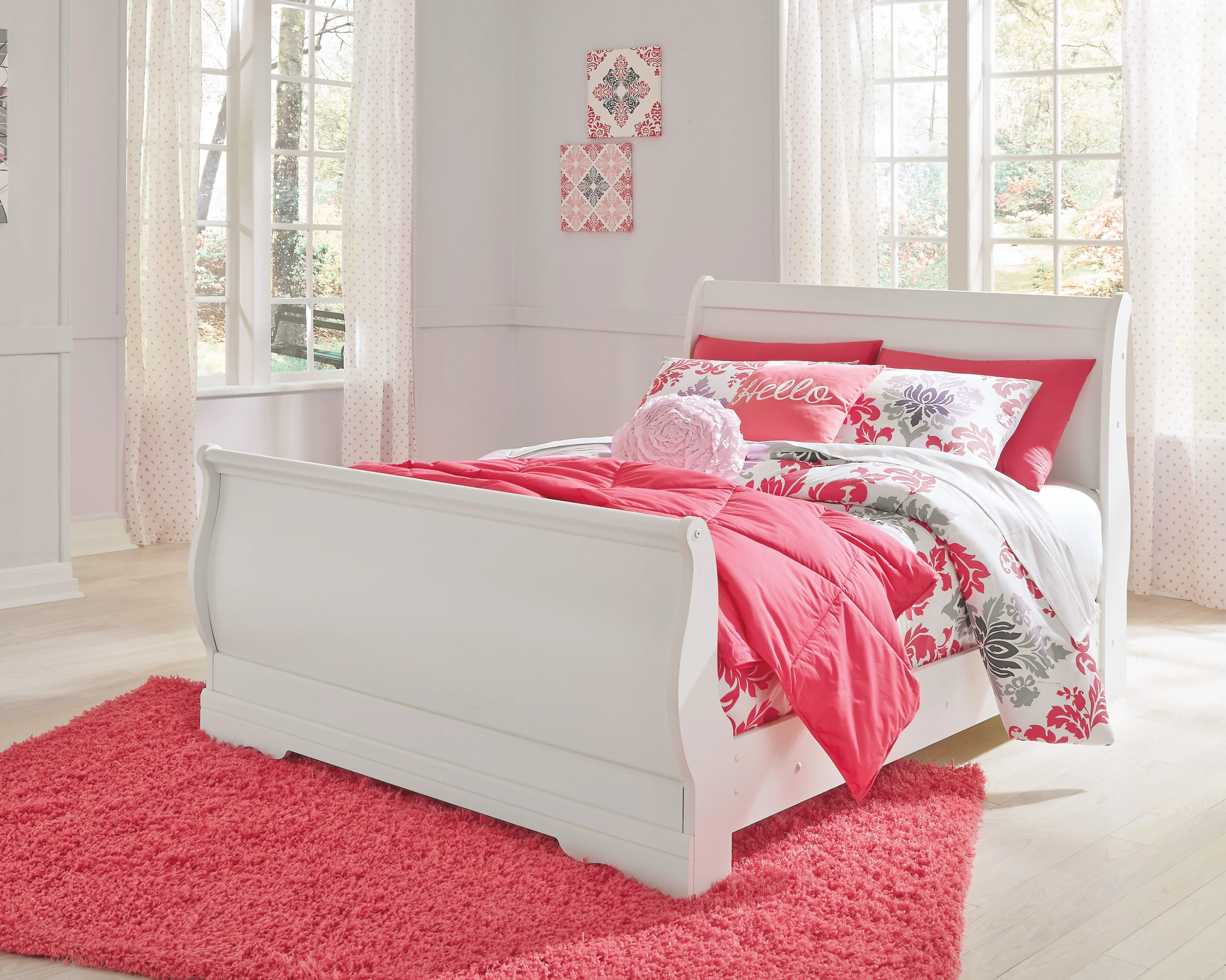 Anarasia Sleigh Bed - Image 2