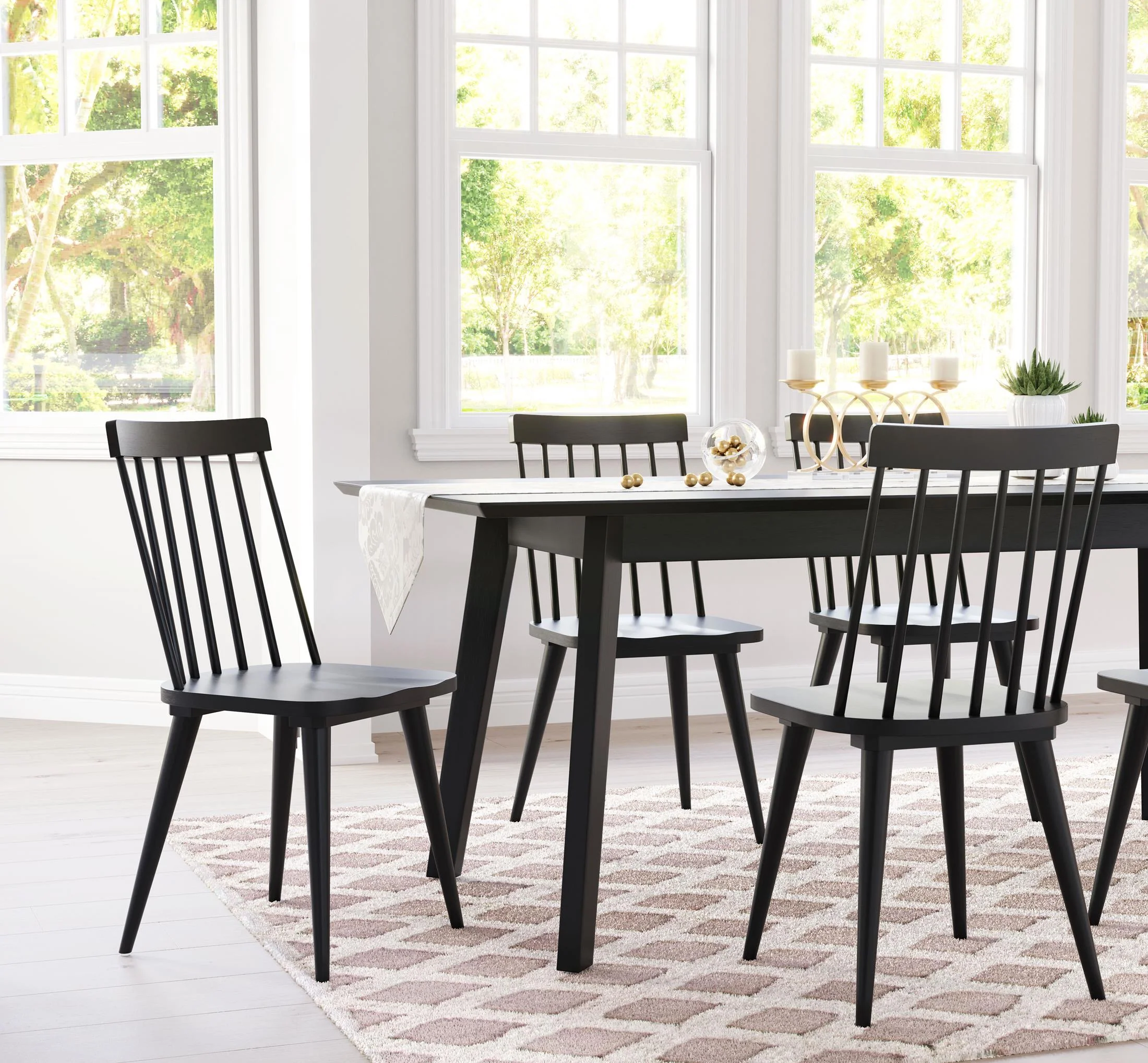 Ashley Dining Chair (Set of 2) Black - Image 2