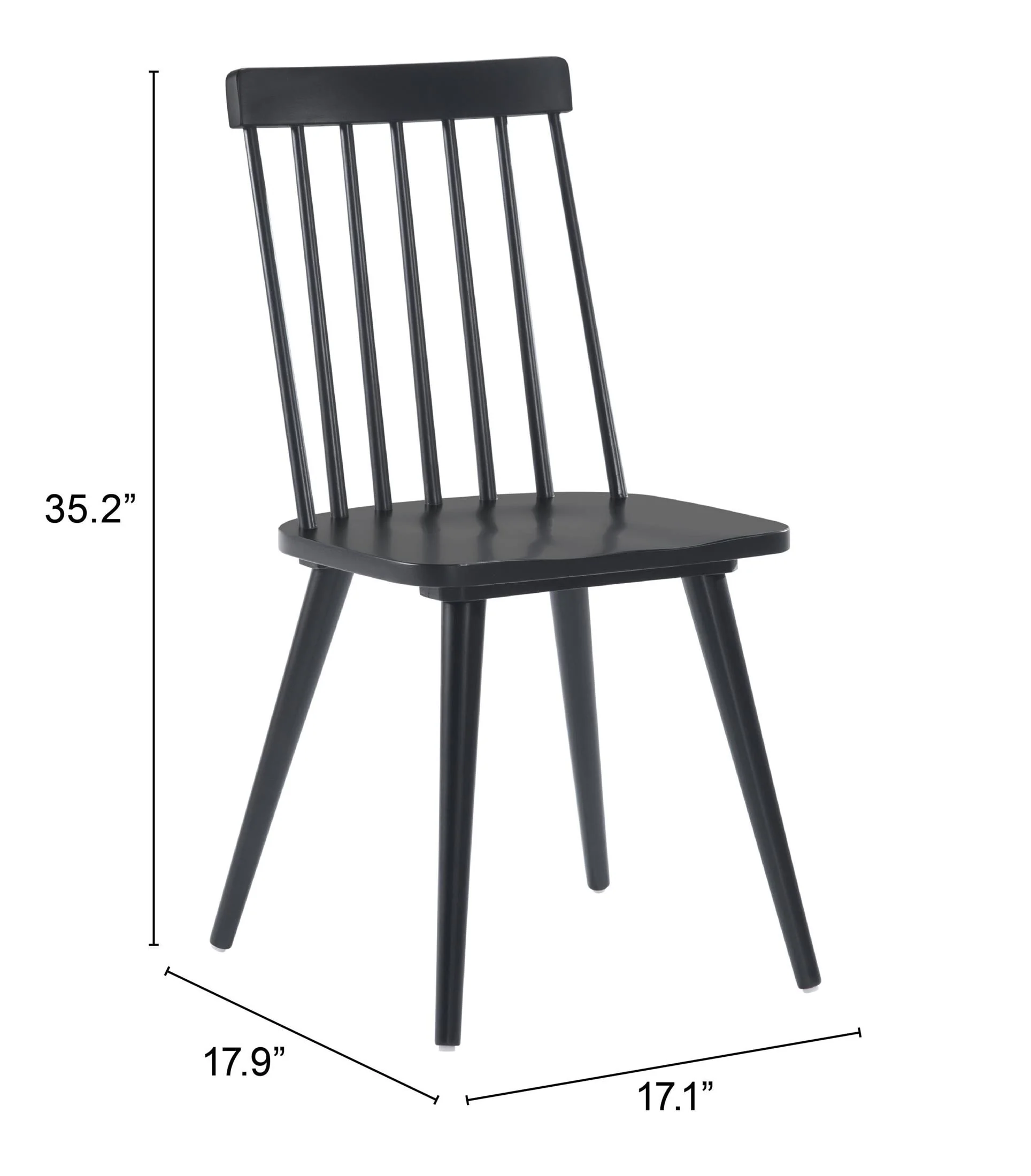 Ashley Dining Chair (Set of 2) Black - Image 3