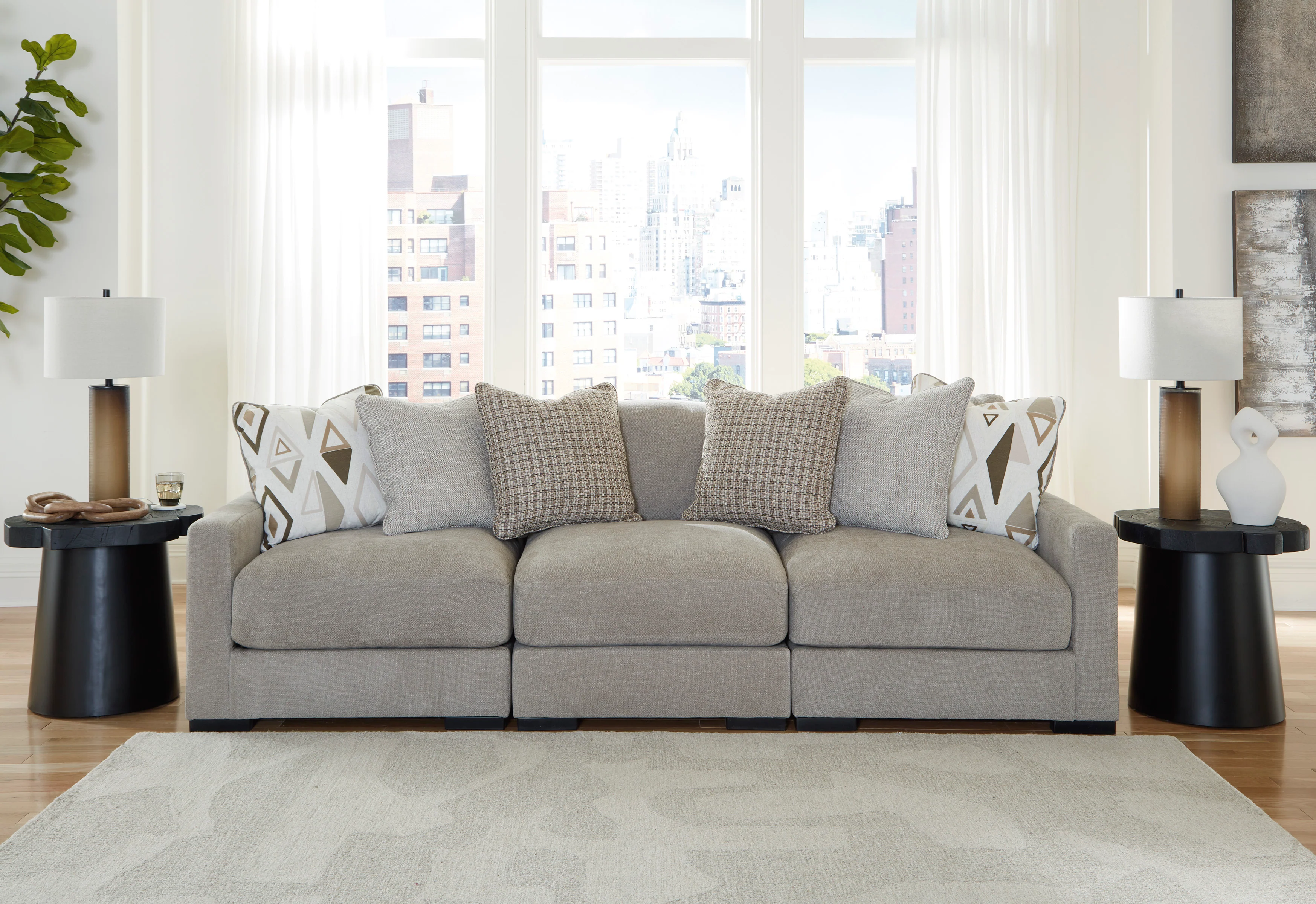 Aslan Court 3-Piece Sofa Sectional - Image 2