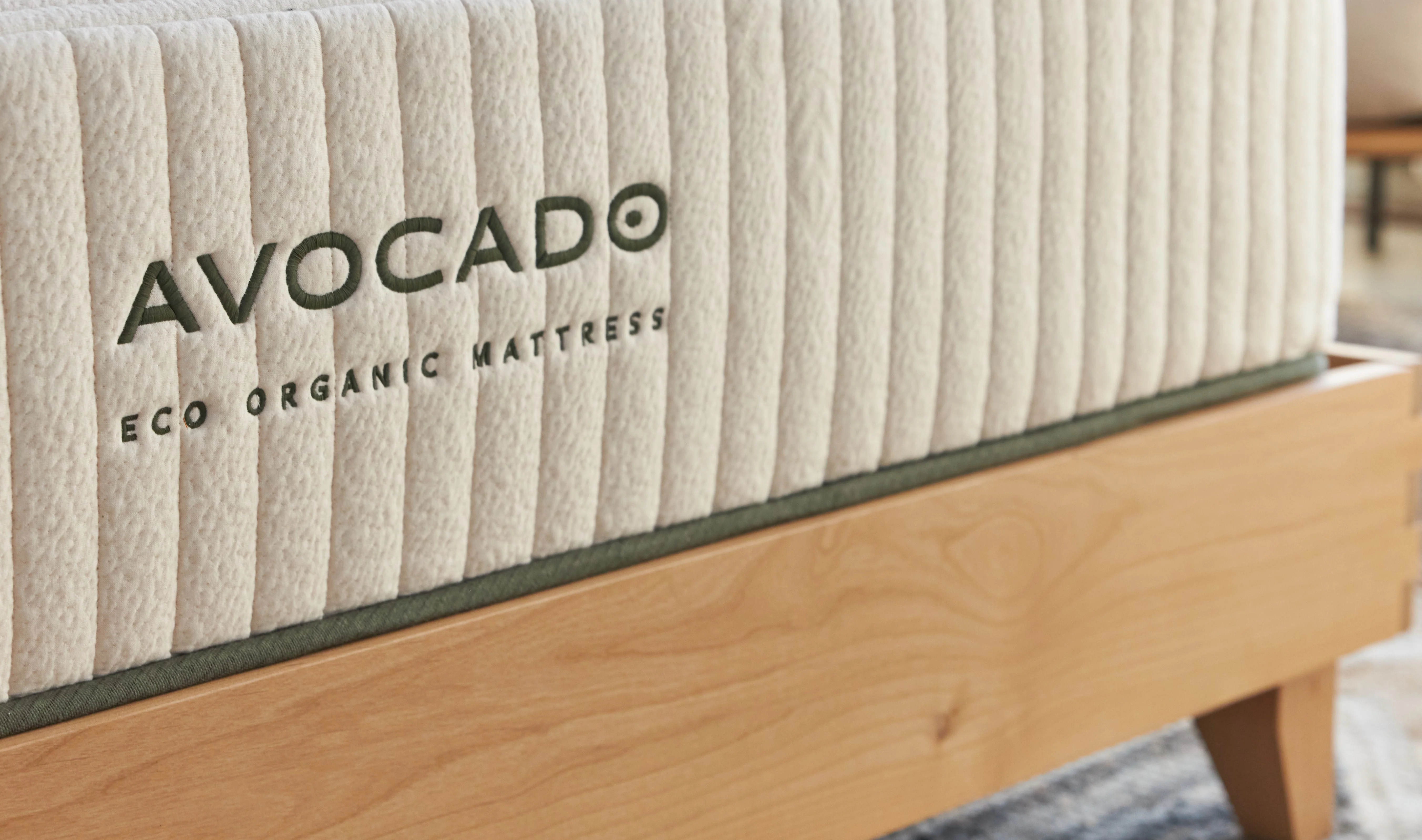 Avocado Blonde City Bed Frame with Headboard - Image 4
