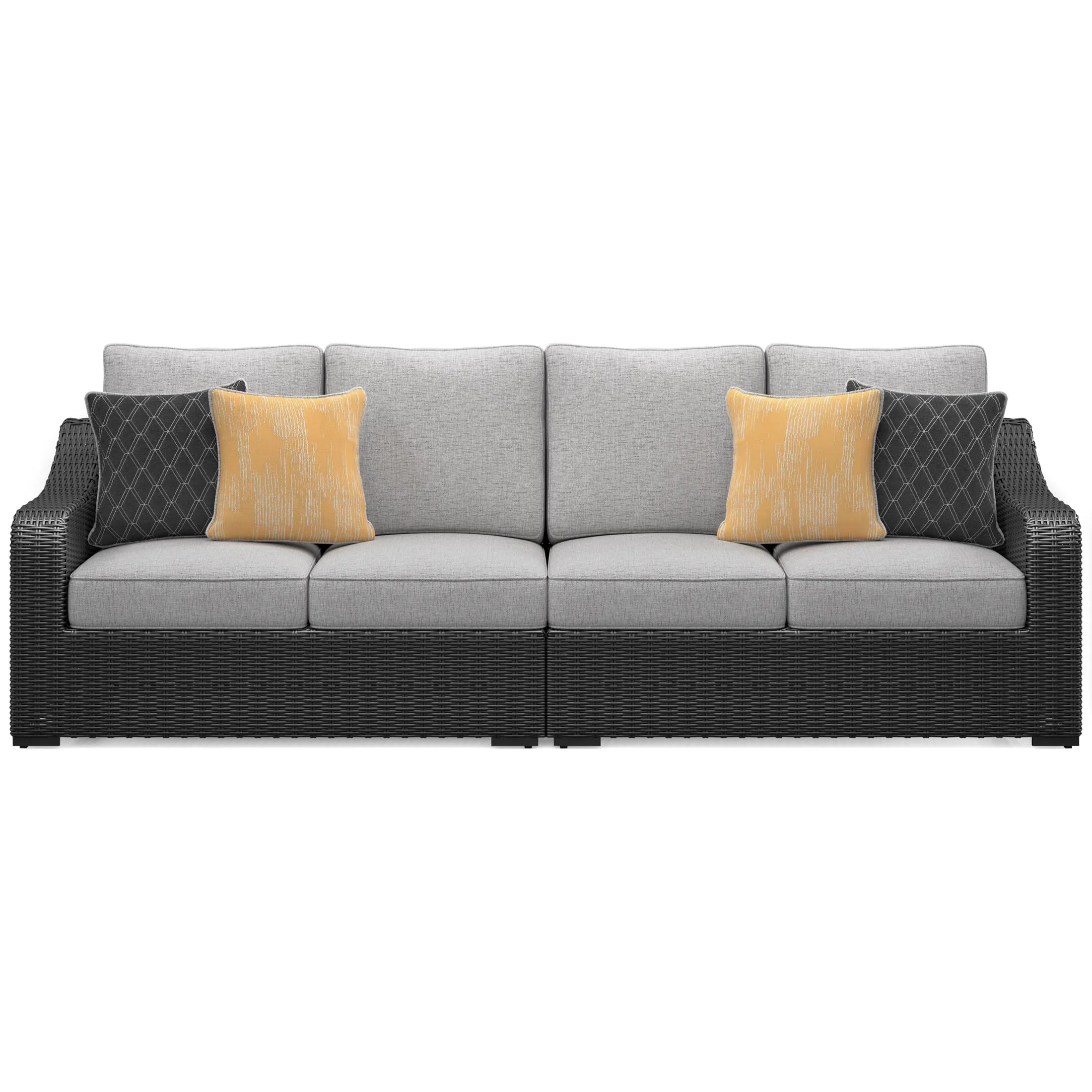 Ashley Beachcroft 2-Piece Outdoor Patio Loveseat with Cushion