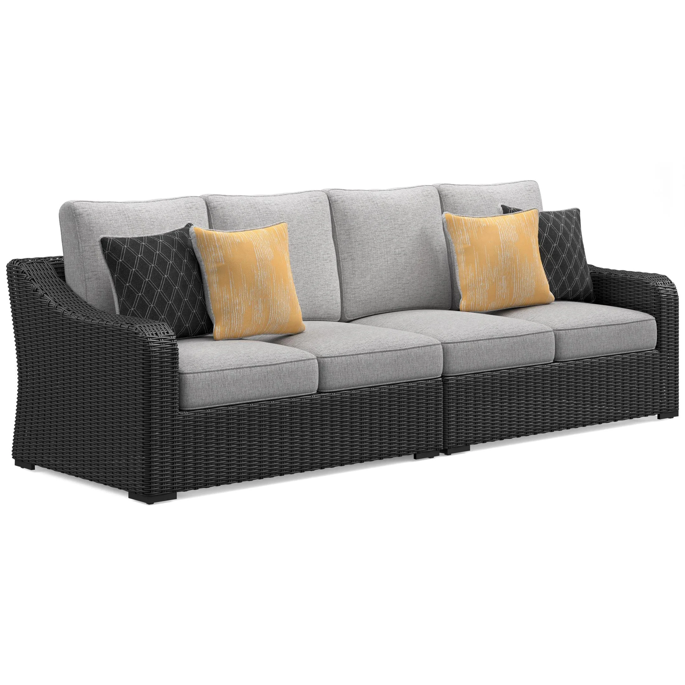 Ashley Beachcroft 2-Piece Outdoor Patio Loveseat with Cushion - Image 2