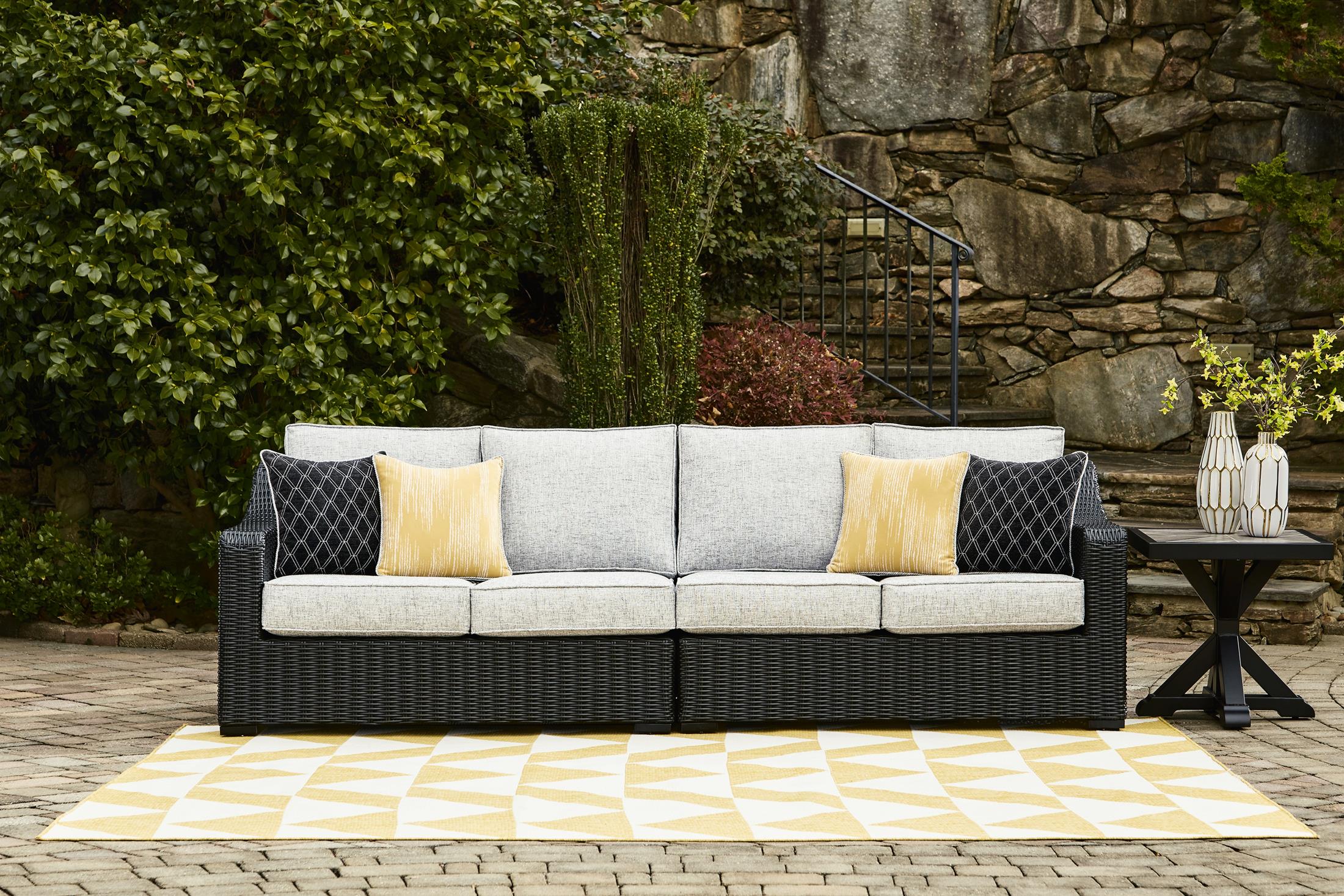 Ashley Beachcroft 2-Piece Outdoor Patio Loveseat with Cushion - Image 7