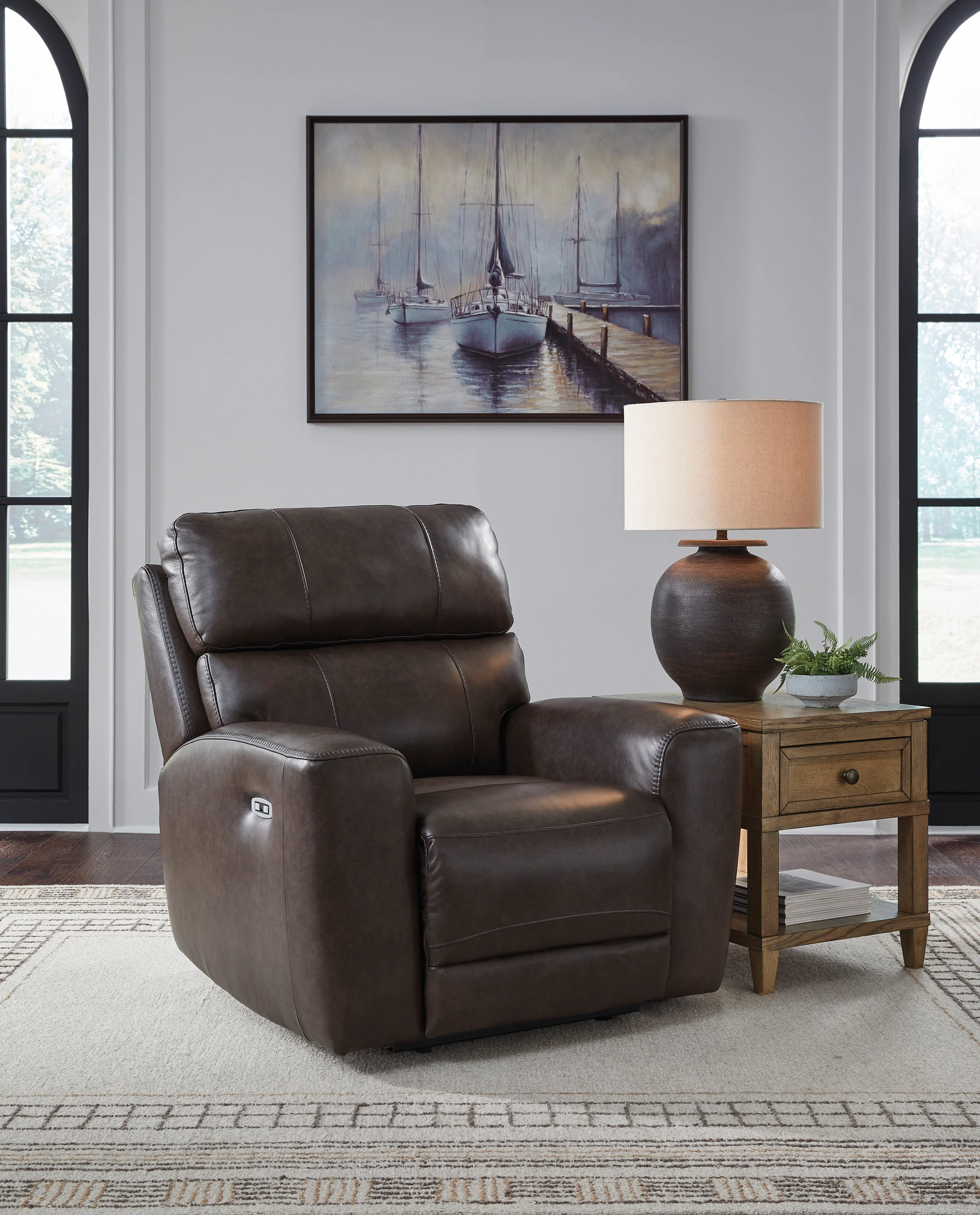 Beadel Leather Power Recliner - Image 3