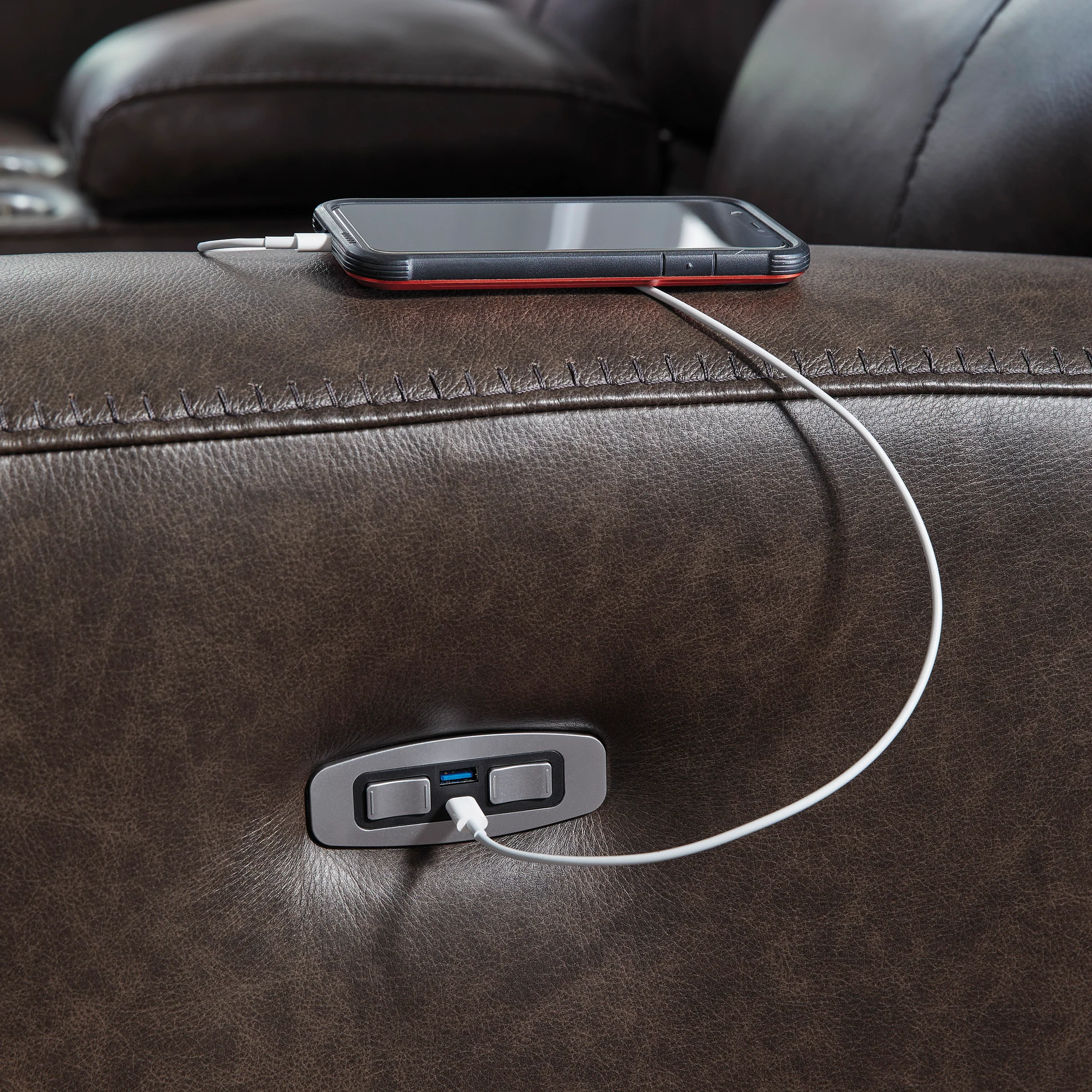 Beadel Leather Power Recliner - Image 9