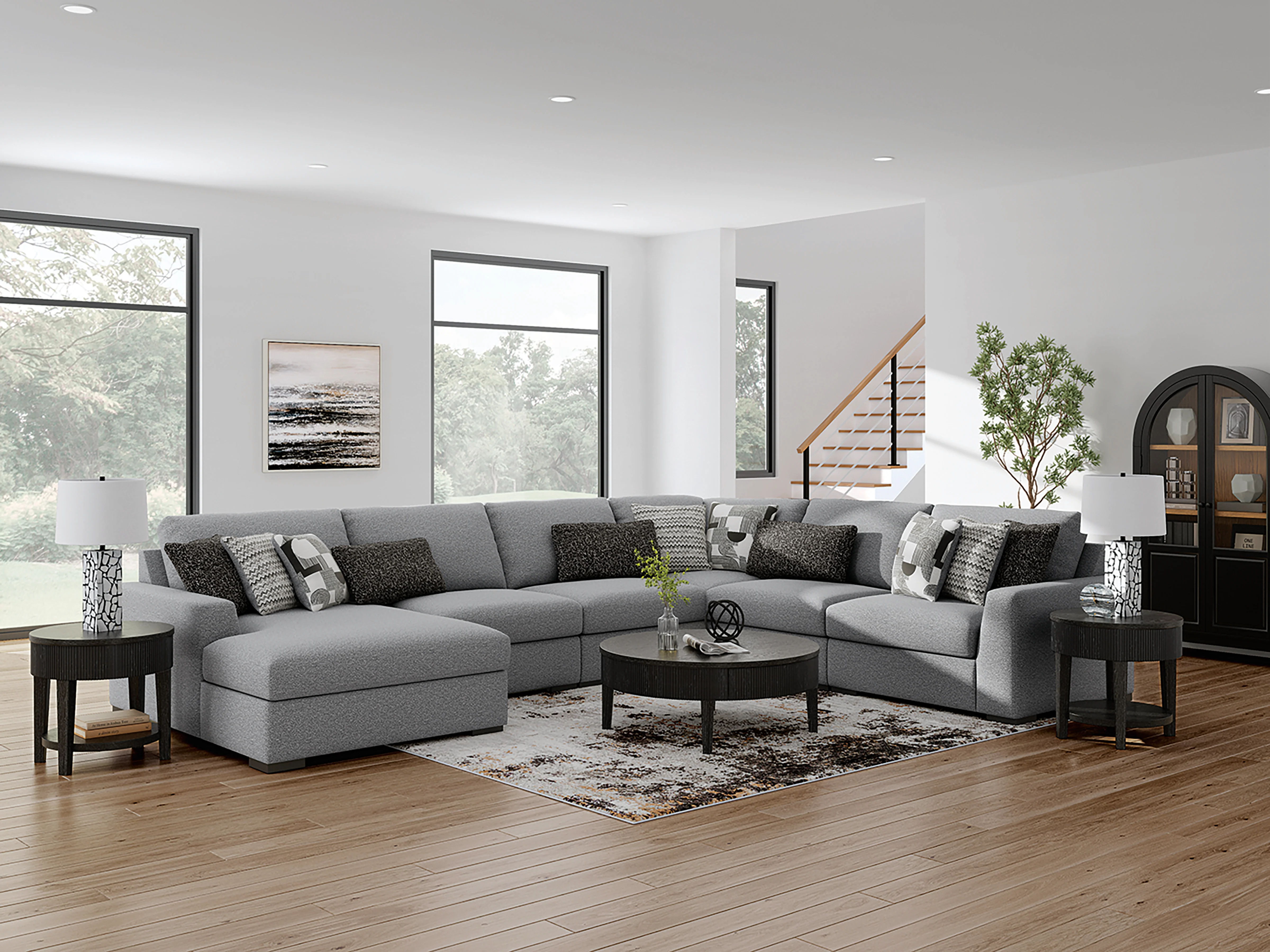 Bealton 6-Piece Sectional with Chaise - Image 5