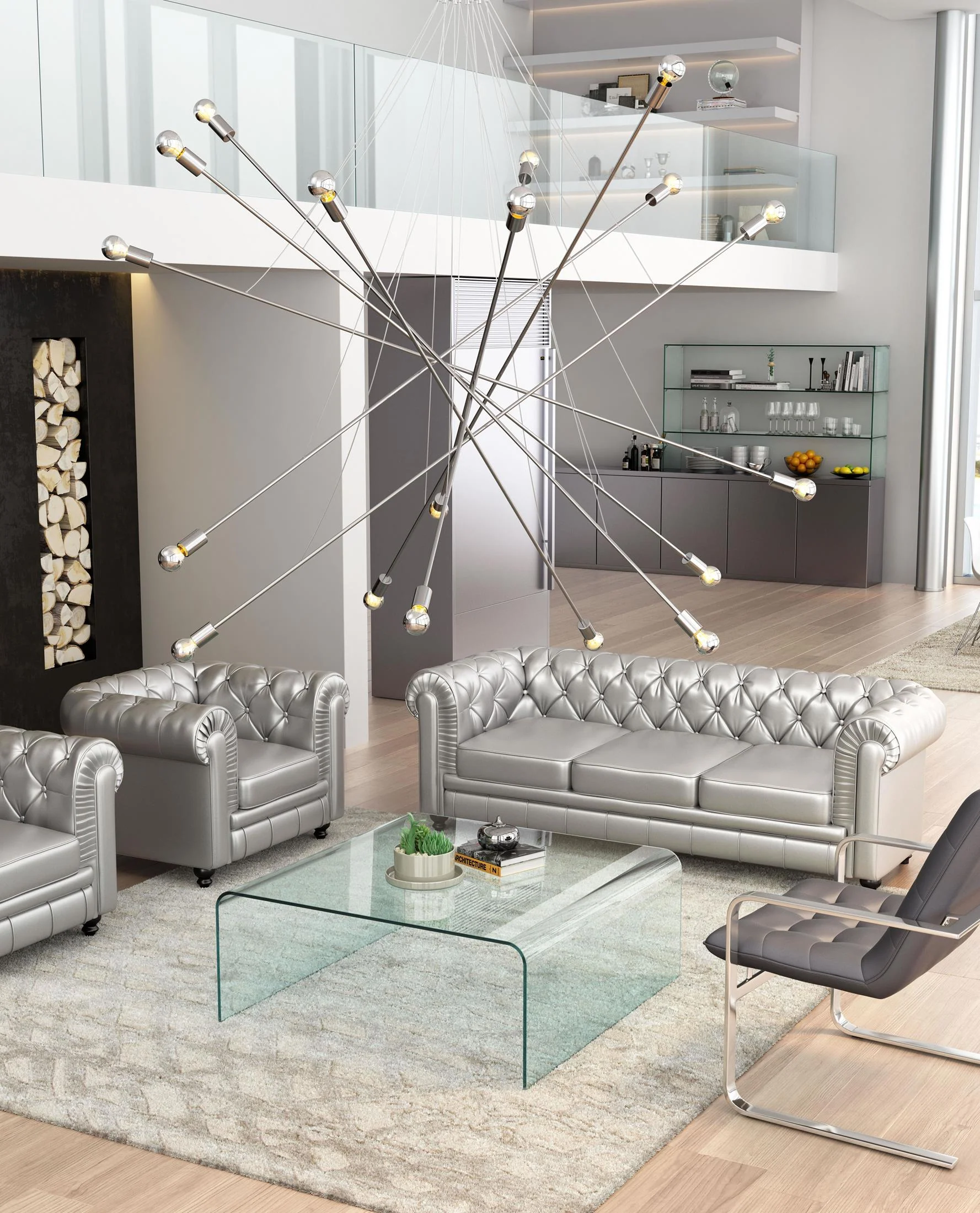 Belief Ceiling Lamp Chrome - Image 2
