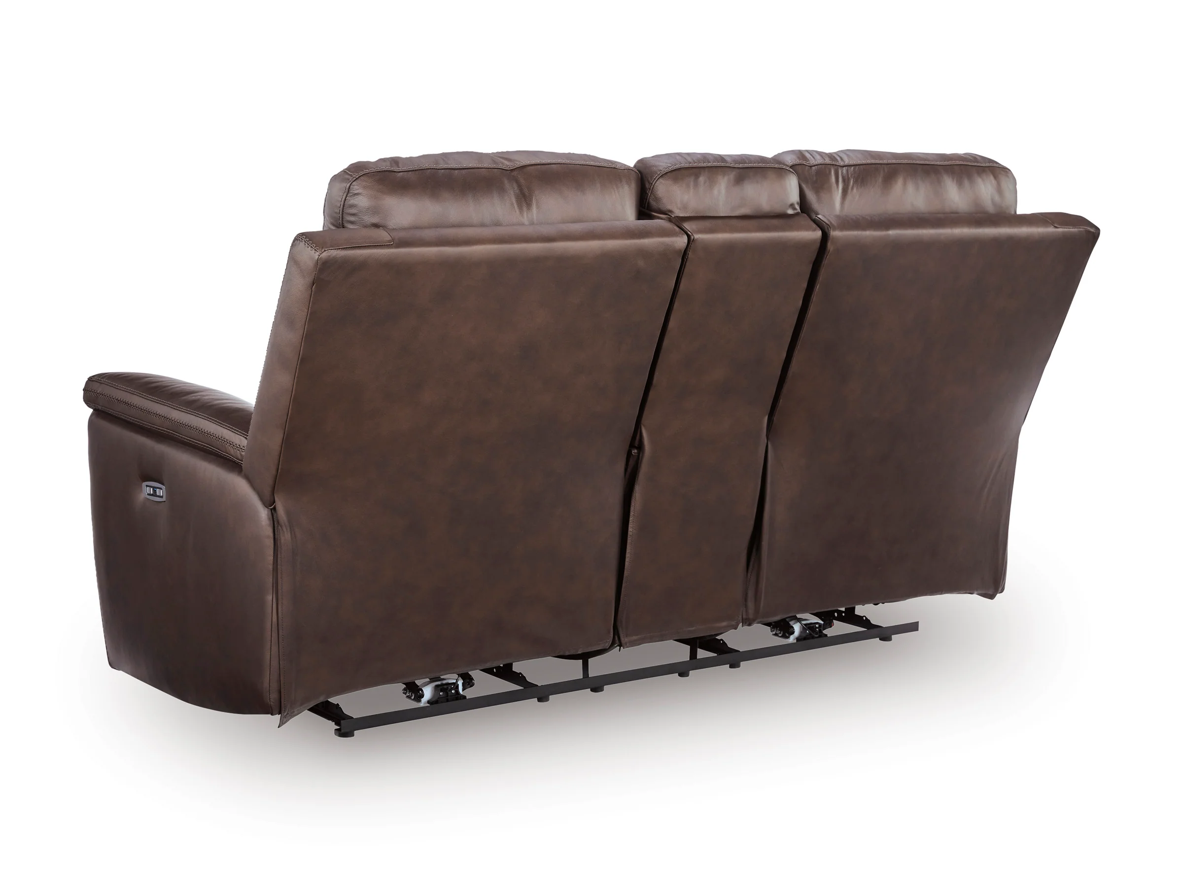 Beryton Power Reclining Console Loveseat with Adjustable Headrest - Image 5