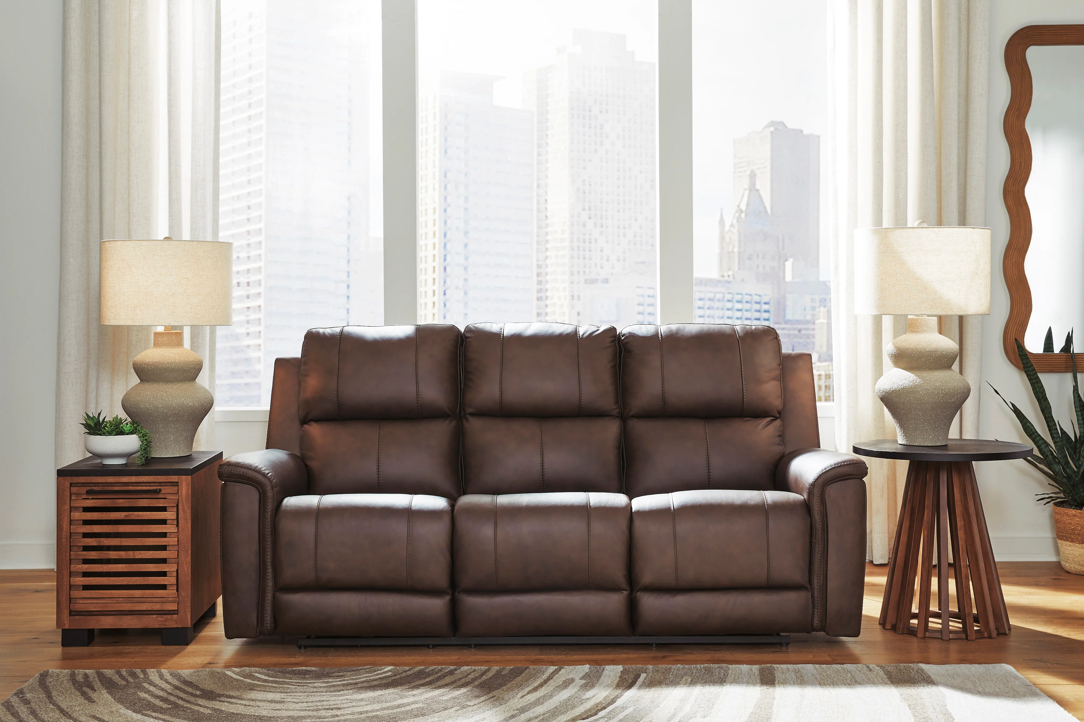 Beryton Power Reclining Sofa with Adjustable Headrest - Image 2